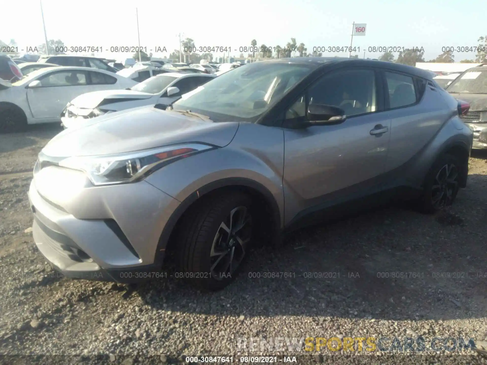 2 Фотография поврежденного автомобиля JTNKHMBX5K1014150 TOYOTA C-HR 2019