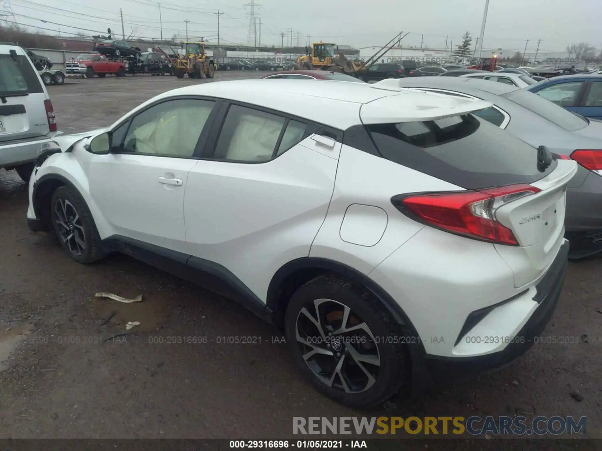 3 Photograph of a damaged car JTNKHMBX5K1014696 TOYOTA C-HR 2019