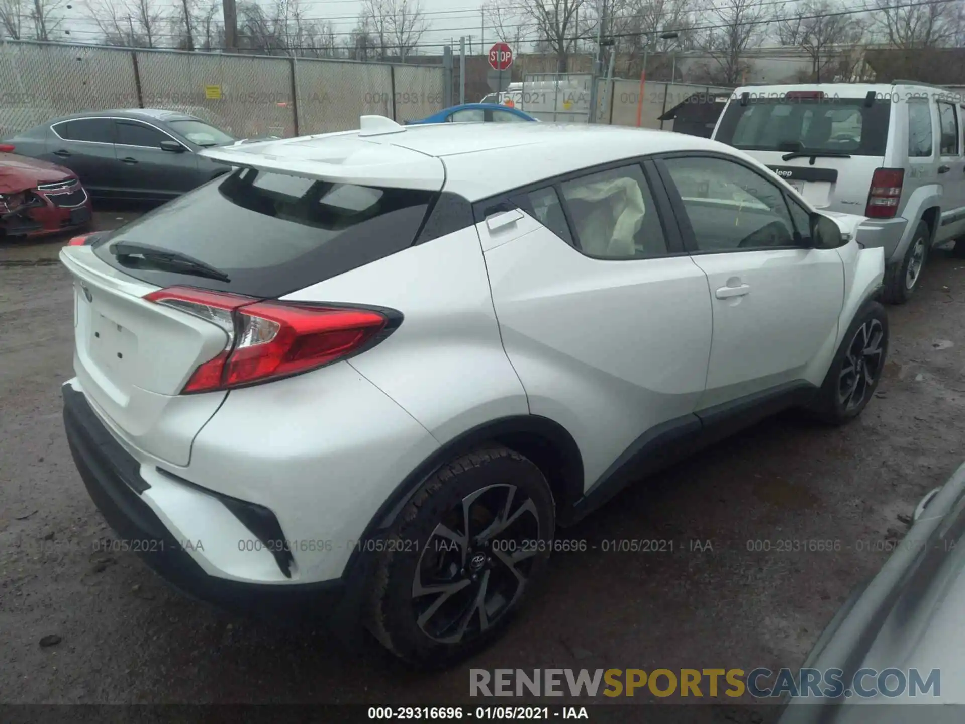 4 Photograph of a damaged car JTNKHMBX5K1014696 TOYOTA C-HR 2019