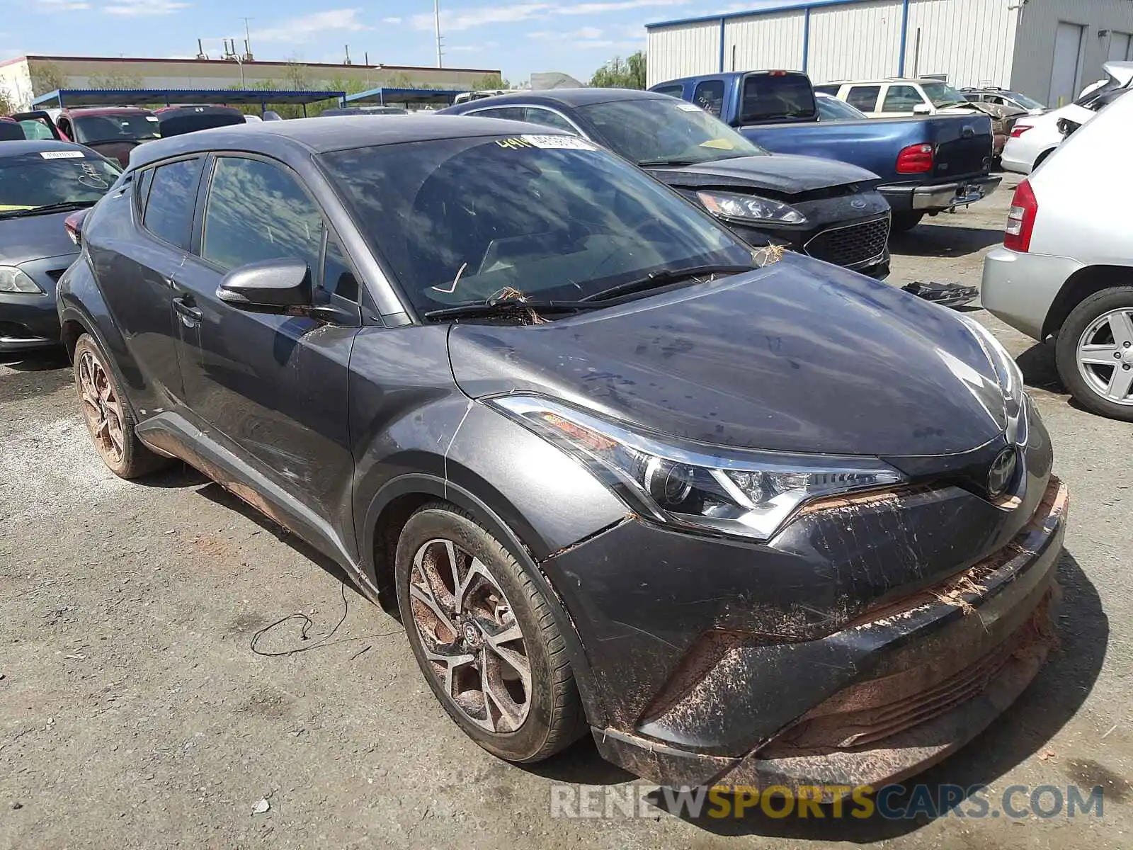 1 Photograph of a damaged car JTNKHMBX5K1015380 TOYOTA C-HR 2019