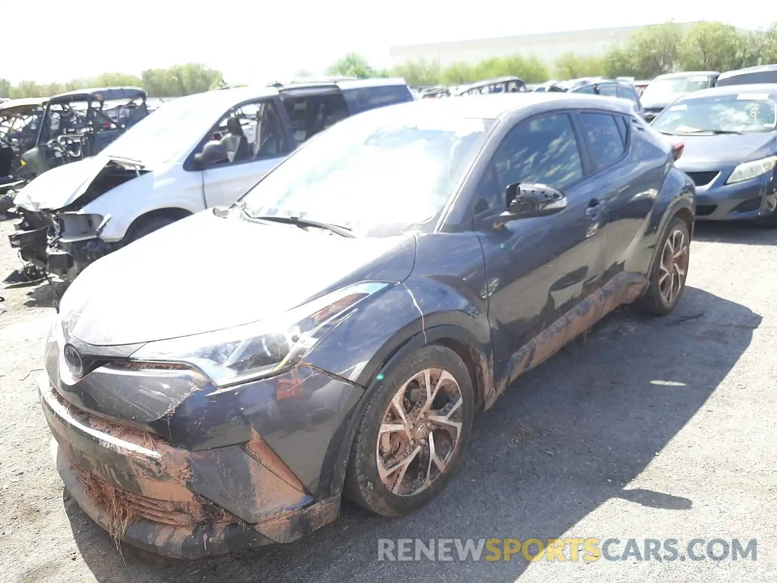 2 Photograph of a damaged car JTNKHMBX5K1015380 TOYOTA C-HR 2019