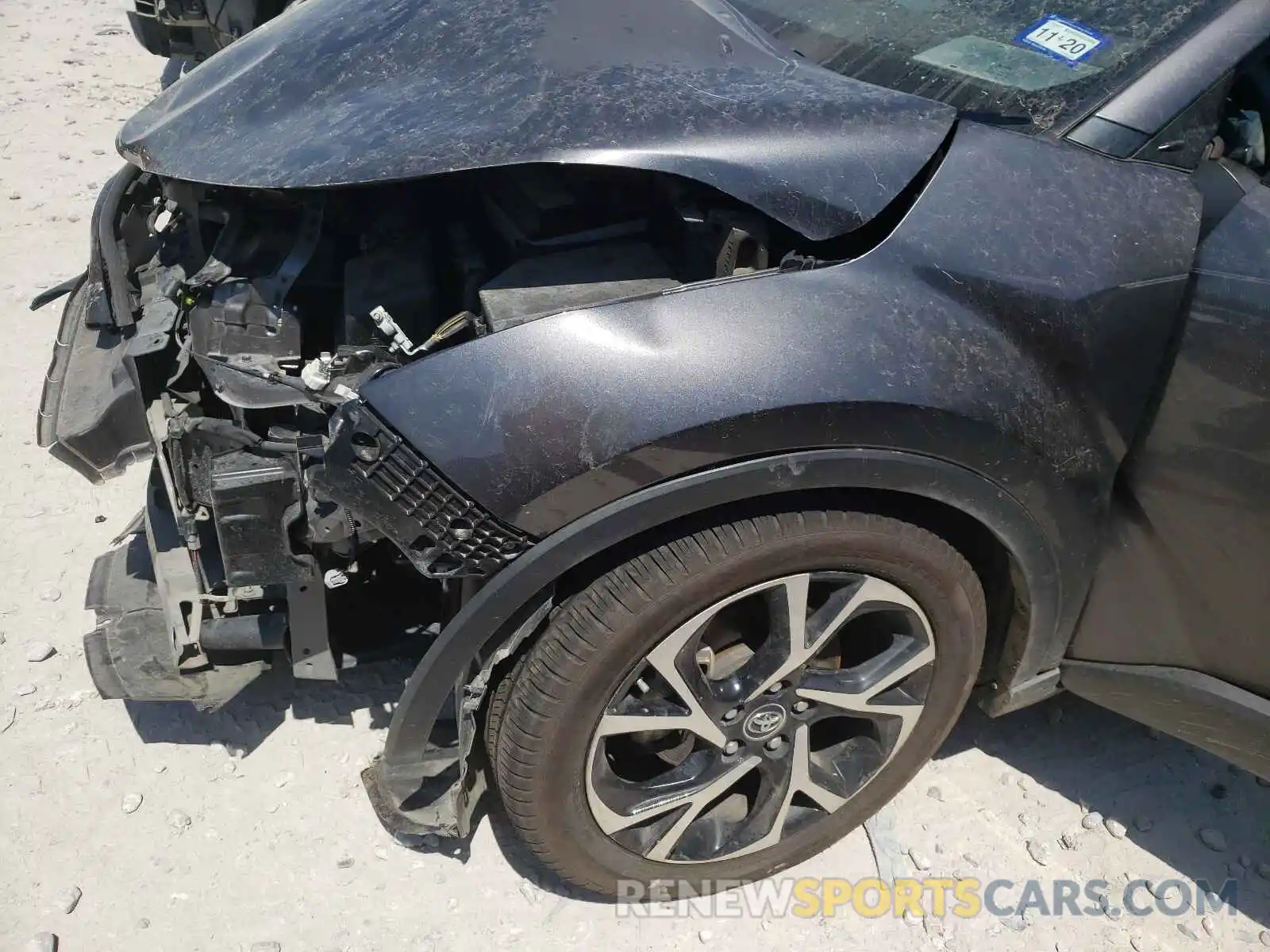 9 Photograph of a damaged car JTNKHMBX5K1015962 TOYOTA C-HR 2019