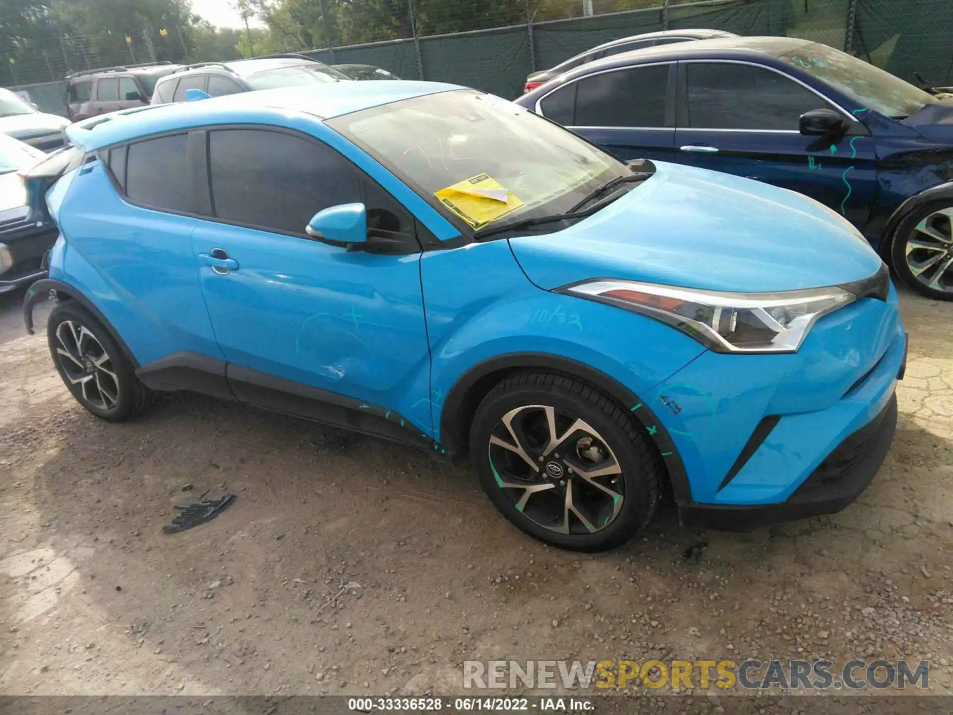 1 Photograph of a damaged car JTNKHMBX5K1016237 TOYOTA C-HR 2019