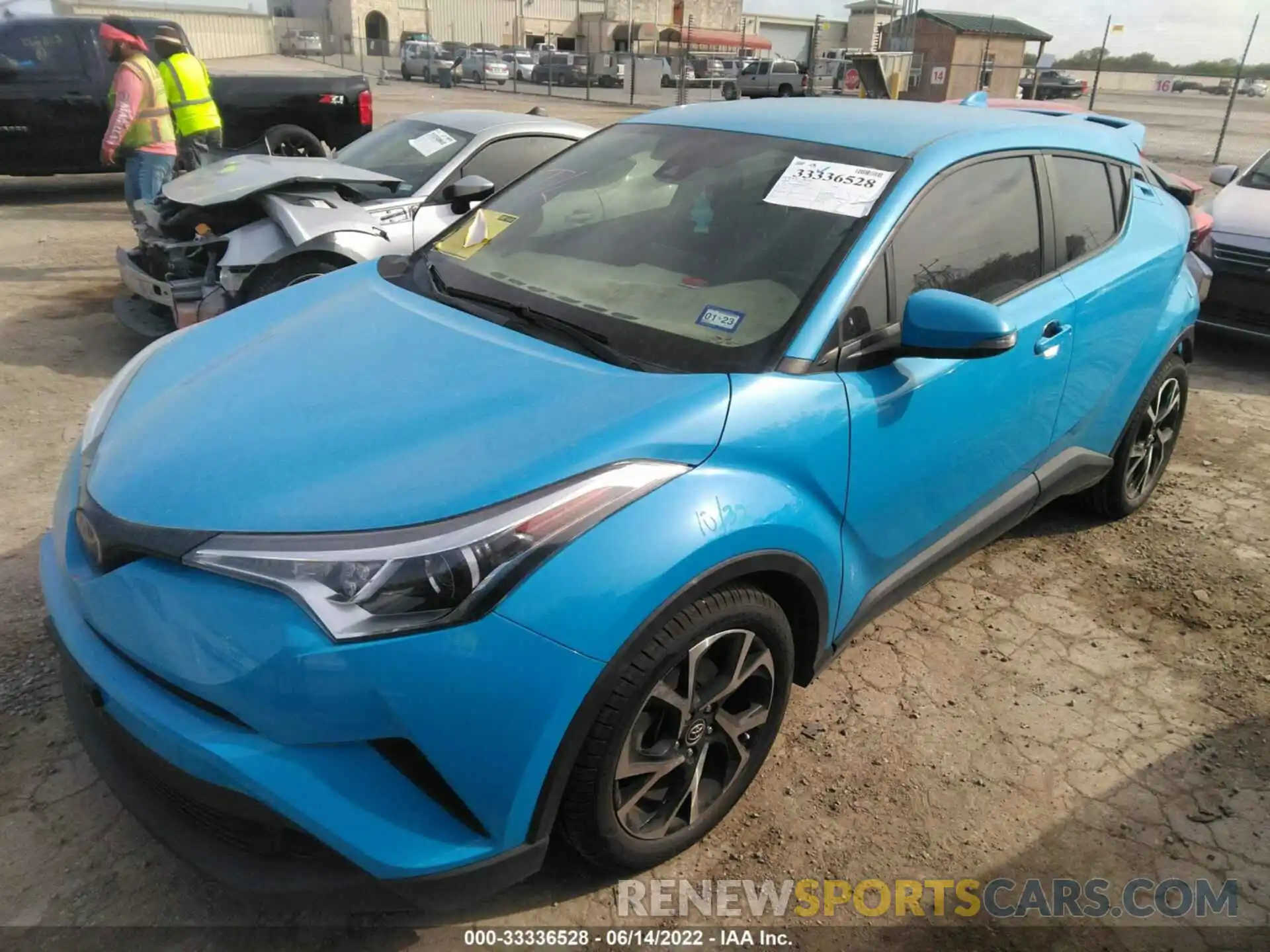 2 Фотография поврежденного автомобиля JTNKHMBX5K1016237 TOYOTA C-HR 2019