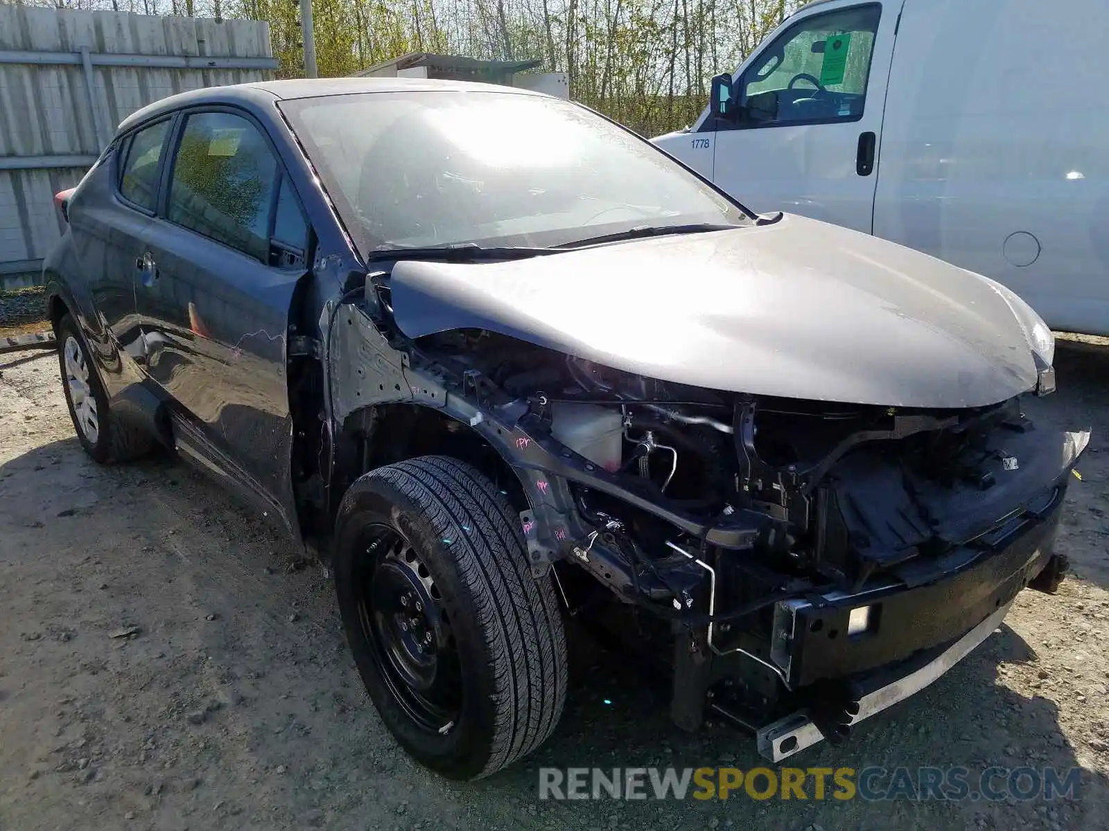 1 Photograph of a damaged car JTNKHMBX5K1016397 TOYOTA C-HR 2019