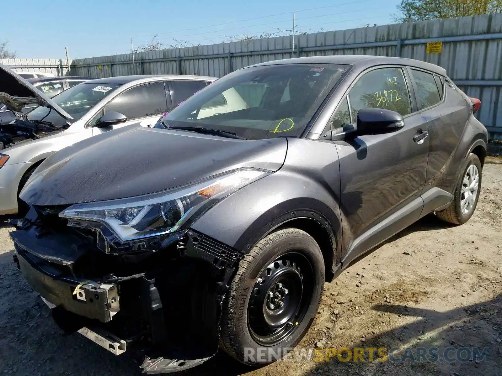 2 Photograph of a damaged car JTNKHMBX5K1016397 TOYOTA C-HR 2019