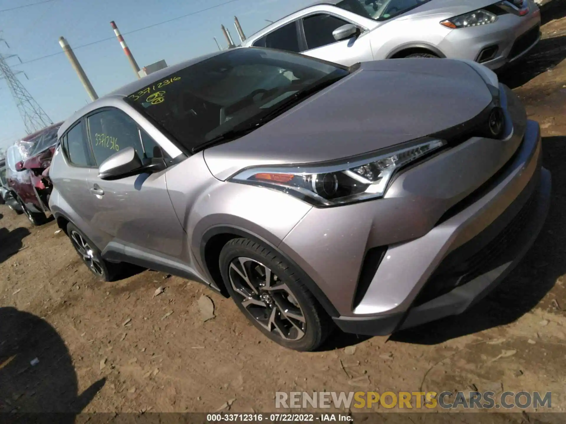 1 Photograph of a damaged car JTNKHMBX5K1016450 TOYOTA C-HR 2019