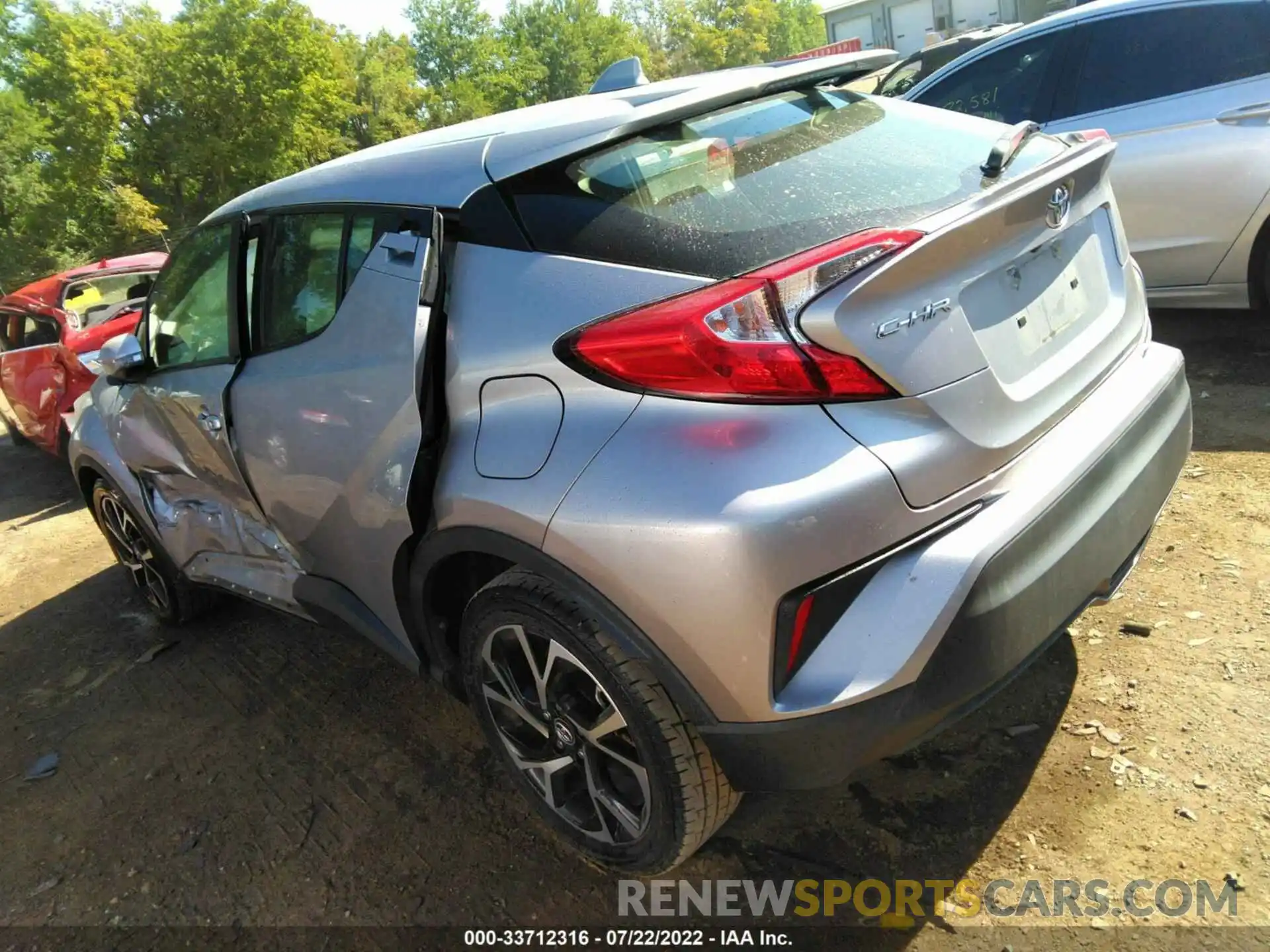 3 Photograph of a damaged car JTNKHMBX5K1016450 TOYOTA C-HR 2019