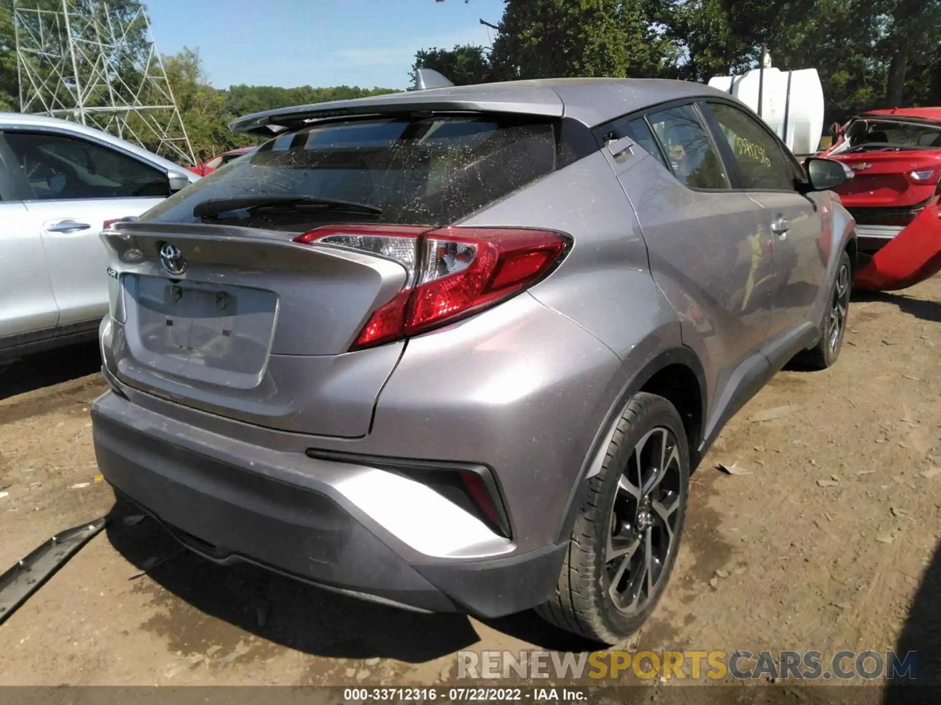 4 Photograph of a damaged car JTNKHMBX5K1016450 TOYOTA C-HR 2019