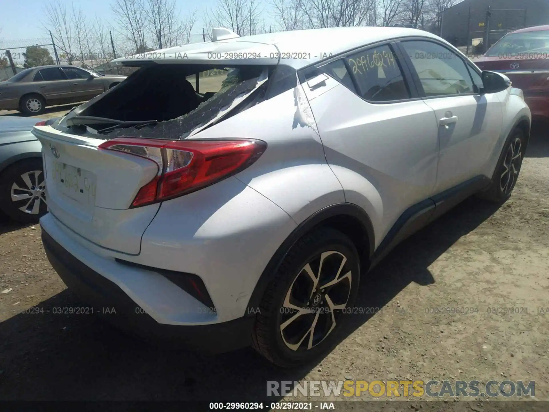 4 Photograph of a damaged car JTNKHMBX5K1016769 TOYOTA C-HR 2019