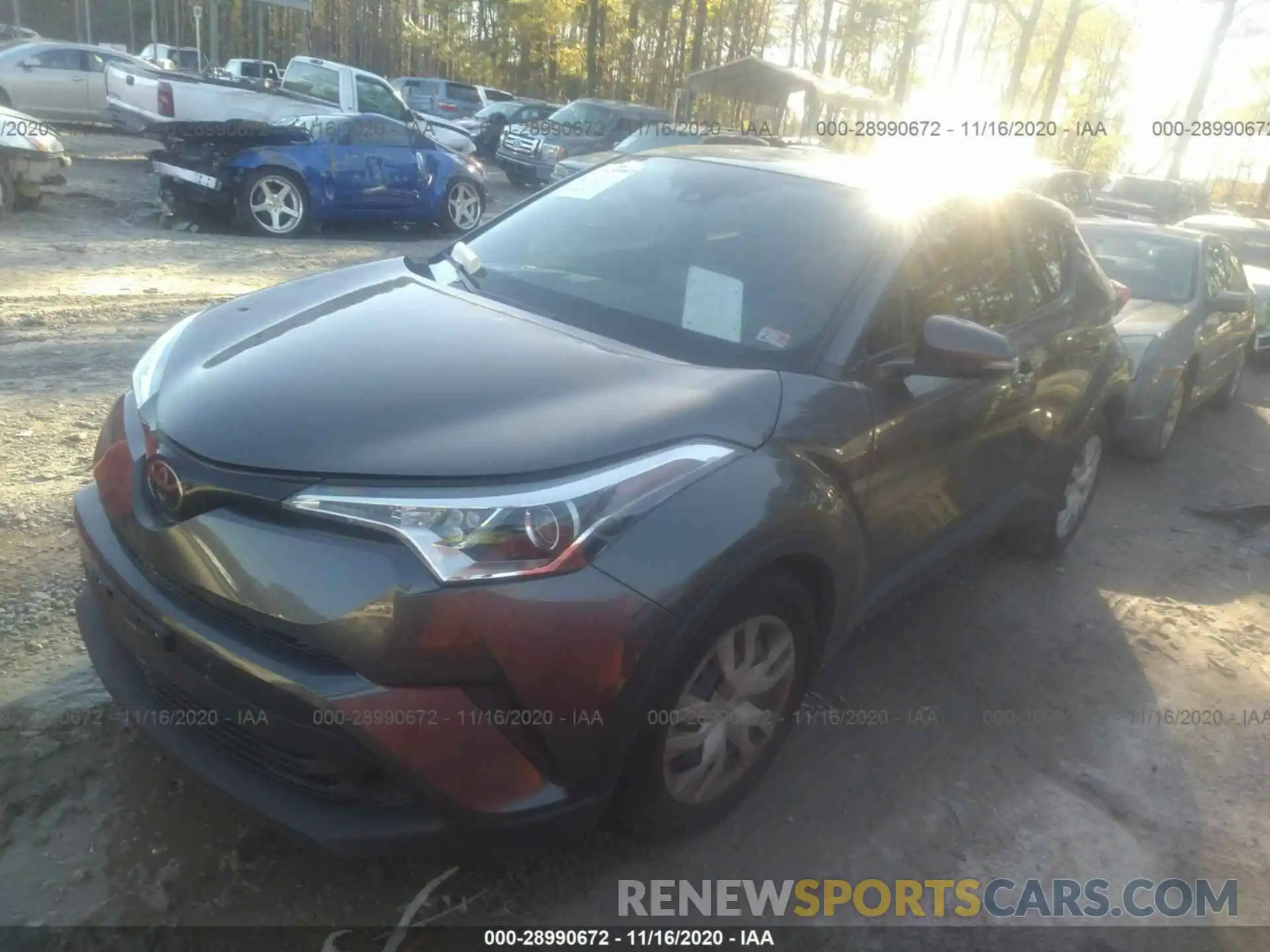 2 Photograph of a damaged car JTNKHMBX5K1016996 TOYOTA C-HR 2019