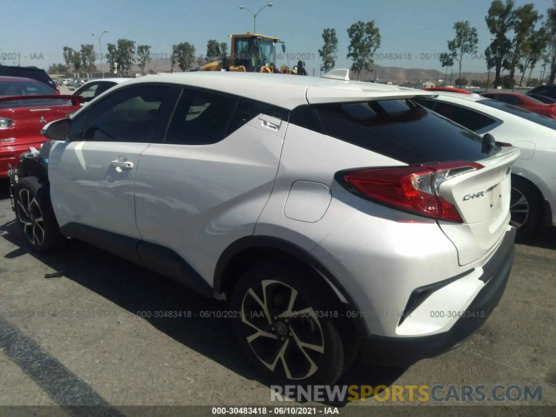 3 Photograph of a damaged car JTNKHMBX5K1017078 TOYOTA C-HR 2019