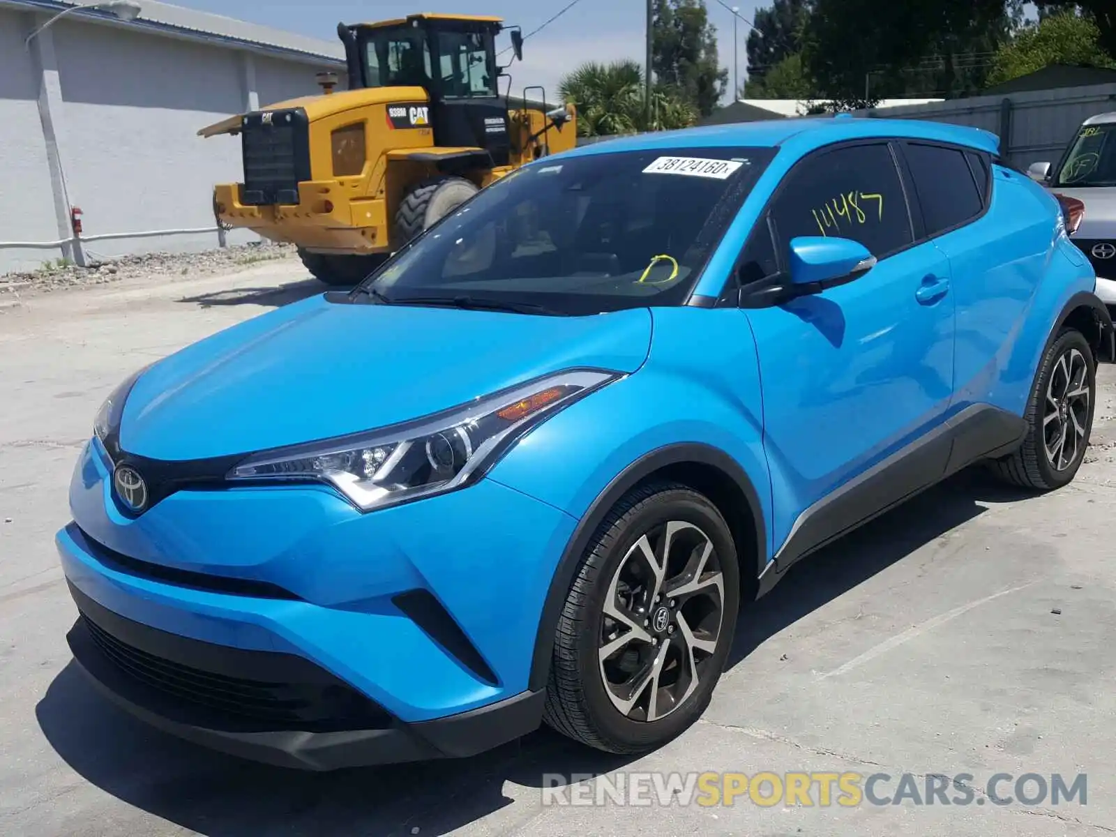 2 Photograph of a damaged car JTNKHMBX5K1017744 TOYOTA C-HR 2019