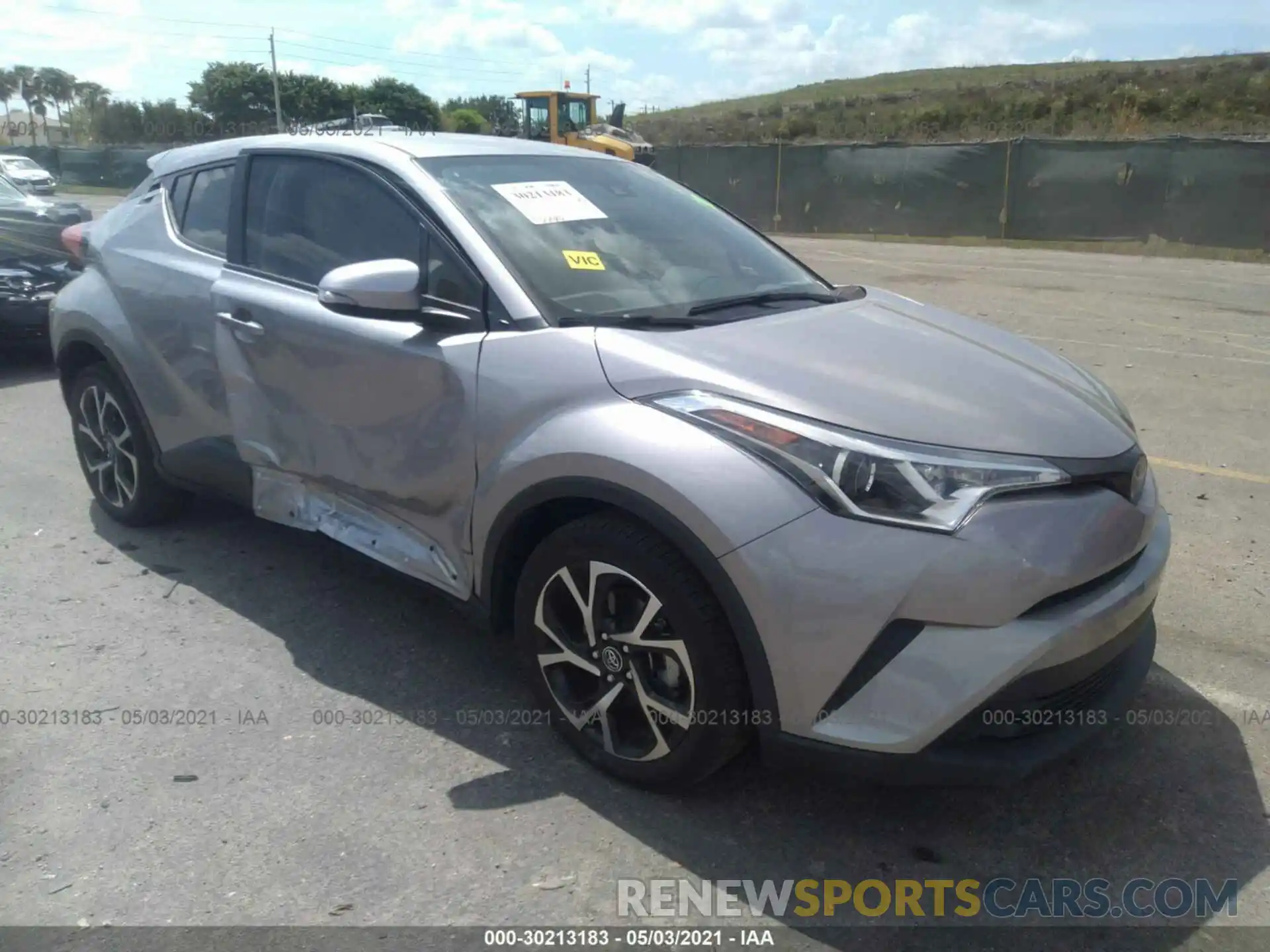 1 Photograph of a damaged car JTNKHMBX5K1018280 TOYOTA C-HR 2019