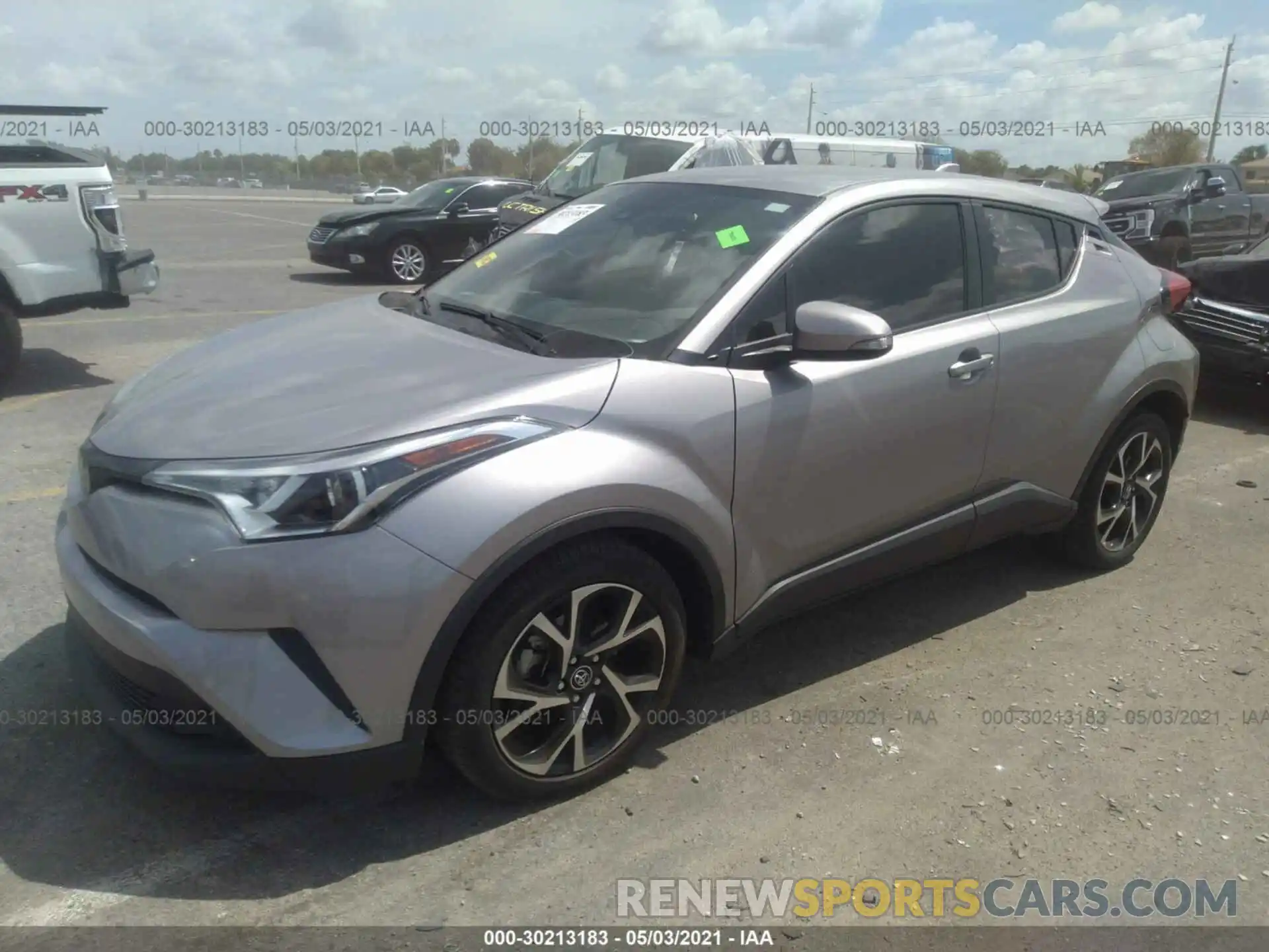 2 Photograph of a damaged car JTNKHMBX5K1018280 TOYOTA C-HR 2019