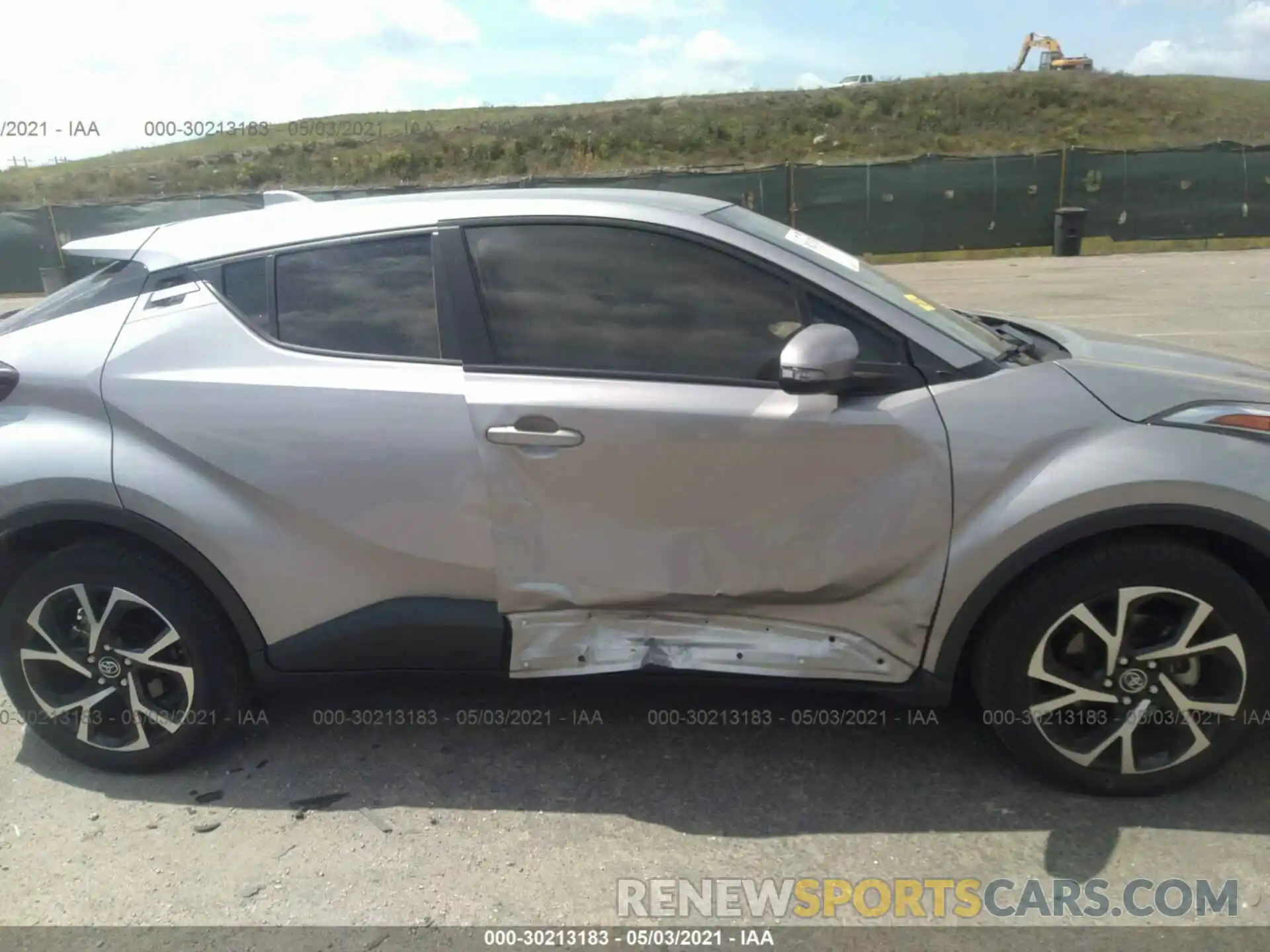 6 Photograph of a damaged car JTNKHMBX5K1018280 TOYOTA C-HR 2019