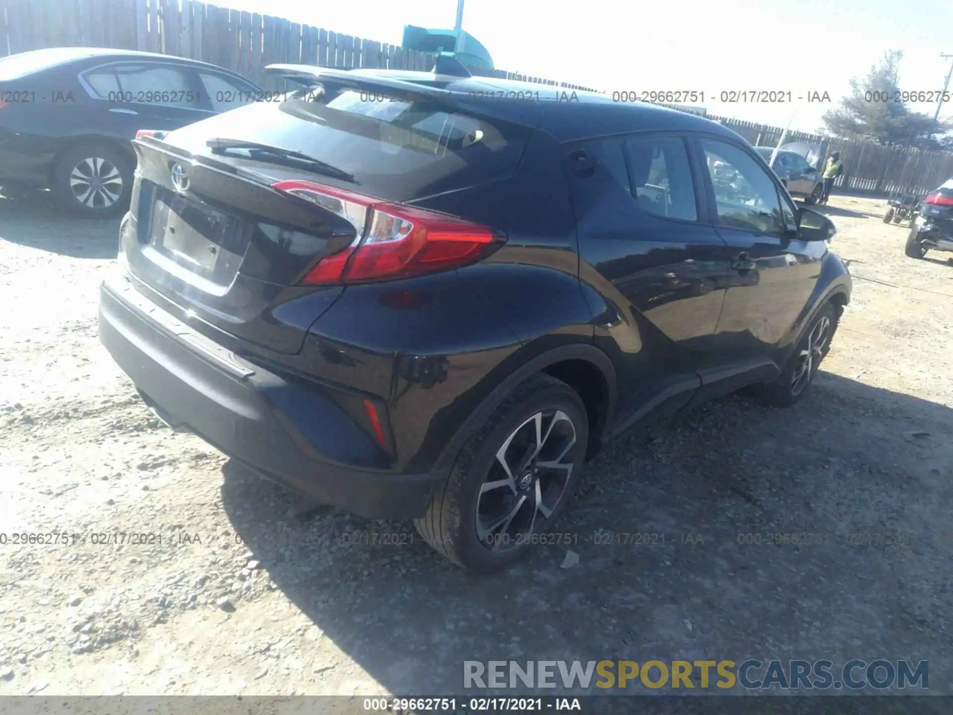 4 Photograph of a damaged car JTNKHMBX5K1019364 TOYOTA C-HR 2019