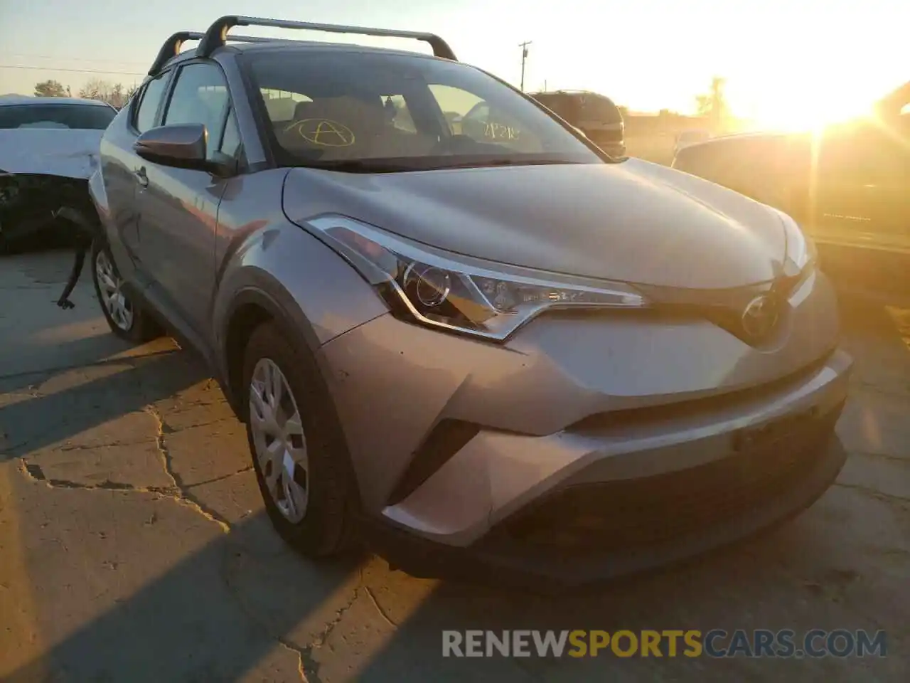 1 Photograph of a damaged car JTNKHMBX5K1020062 TOYOTA C-HR 2019