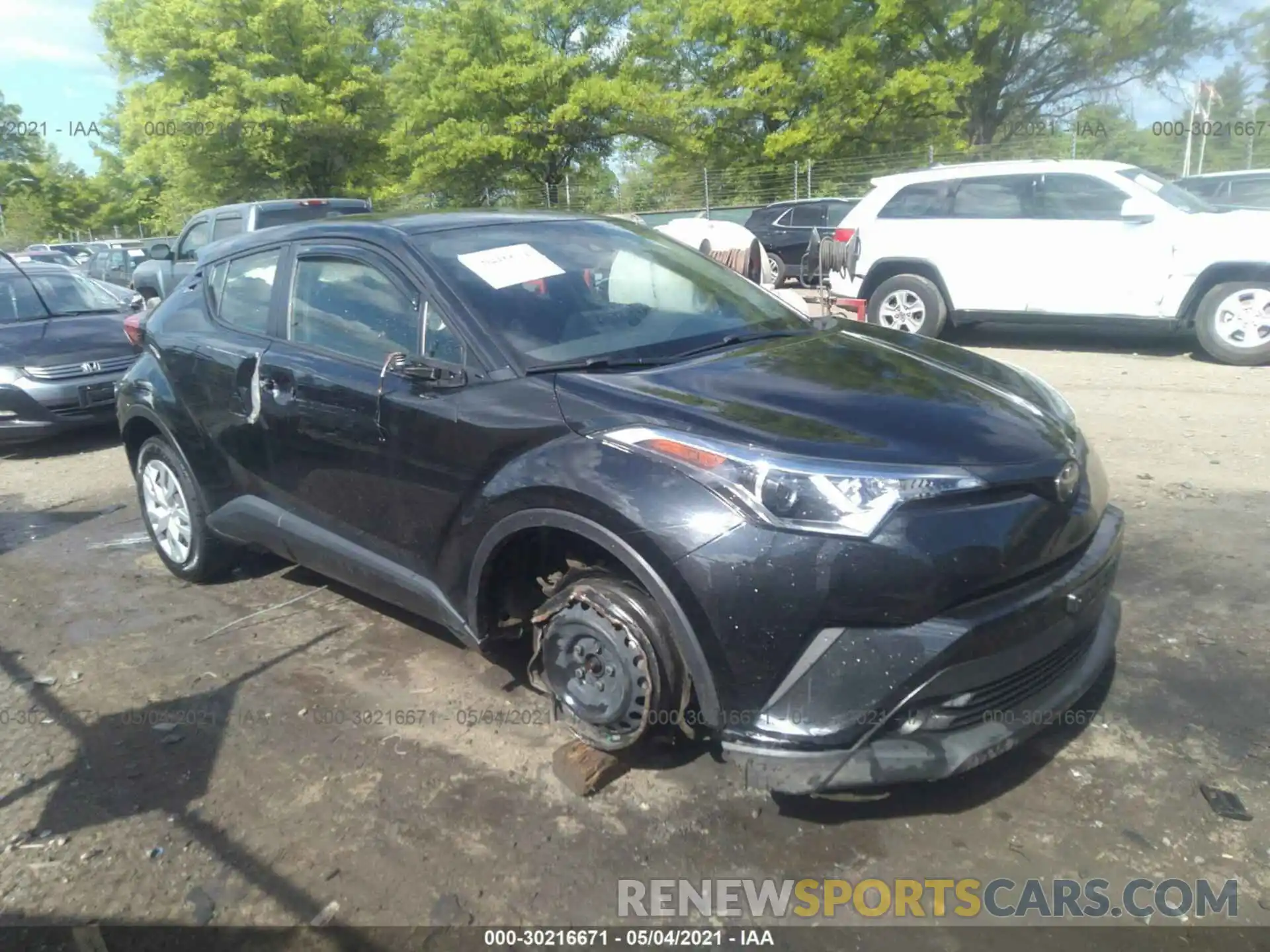 1 Photograph of a damaged car JTNKHMBX5K1020109 TOYOTA C-HR 2019