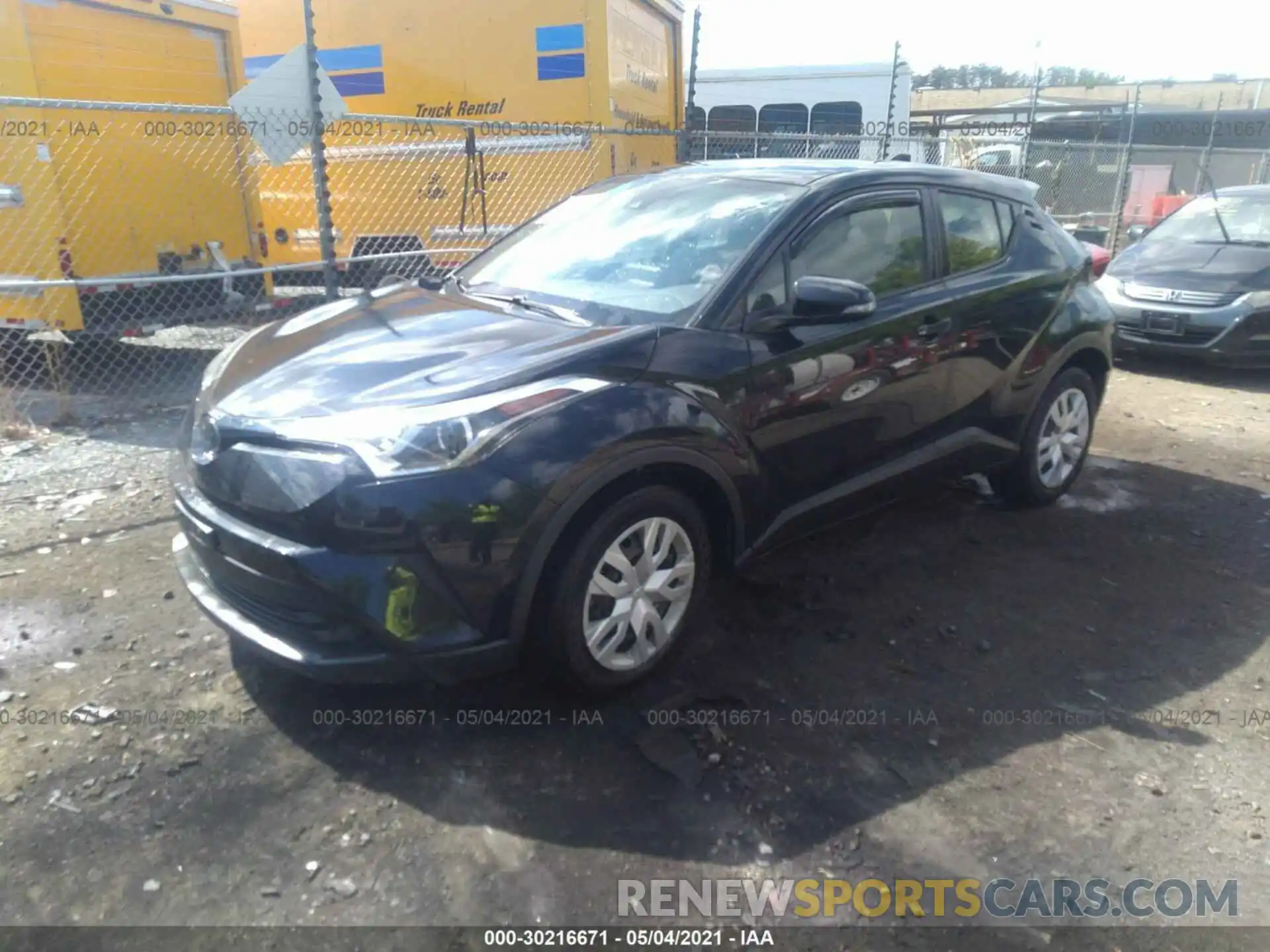 2 Photograph of a damaged car JTNKHMBX5K1020109 TOYOTA C-HR 2019