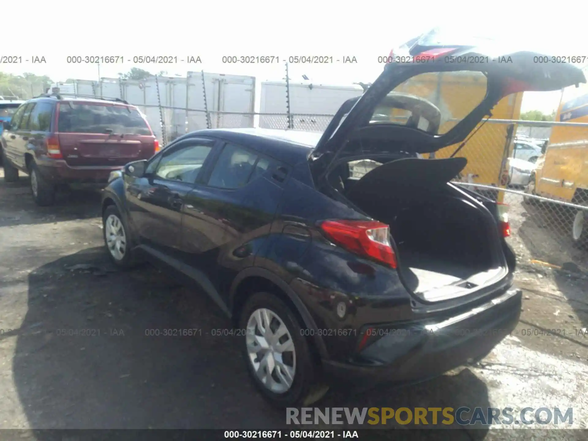 3 Photograph of a damaged car JTNKHMBX5K1020109 TOYOTA C-HR 2019