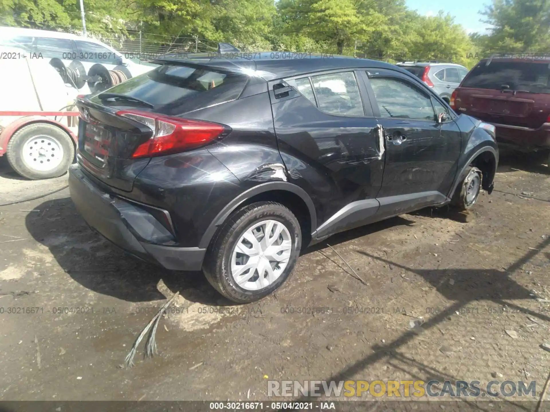 4 Photograph of a damaged car JTNKHMBX5K1020109 TOYOTA C-HR 2019