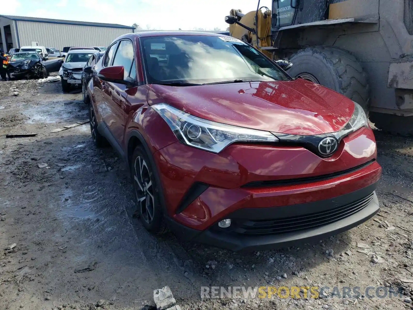 1 Photograph of a damaged car JTNKHMBX5K1021406 TOYOTA C-HR 2019