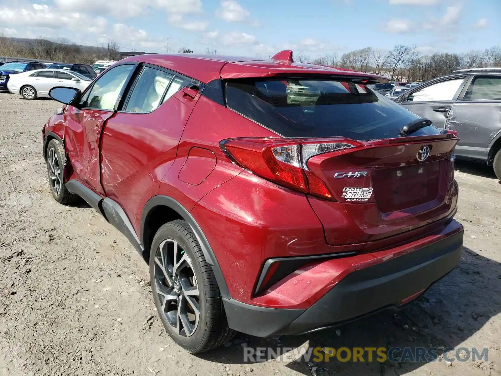 3 Photograph of a damaged car JTNKHMBX5K1021406 TOYOTA C-HR 2019