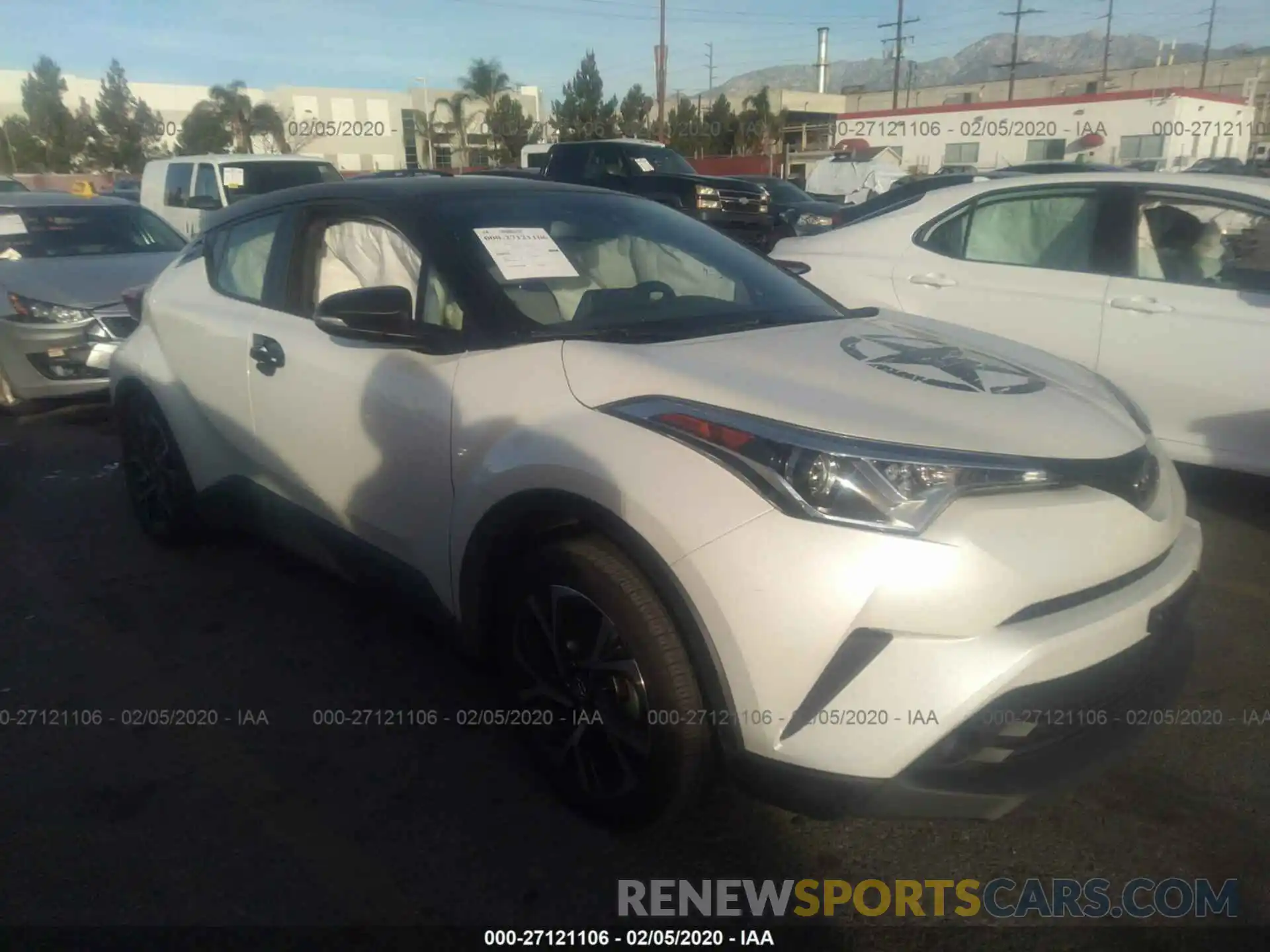 1 Photograph of a damaged car JTNKHMBX5K1022491 TOYOTA C-HR 2019