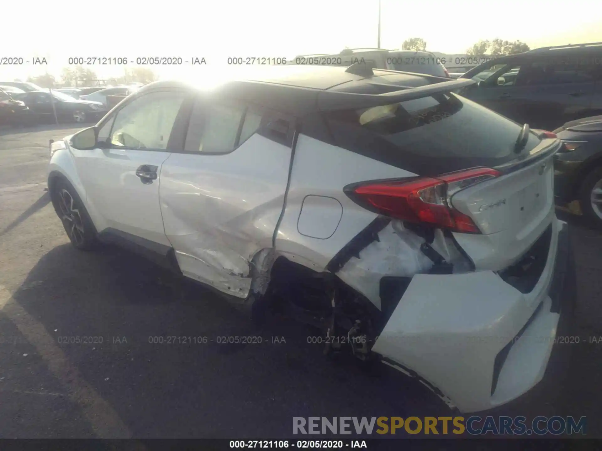 3 Photograph of a damaged car JTNKHMBX5K1022491 TOYOTA C-HR 2019