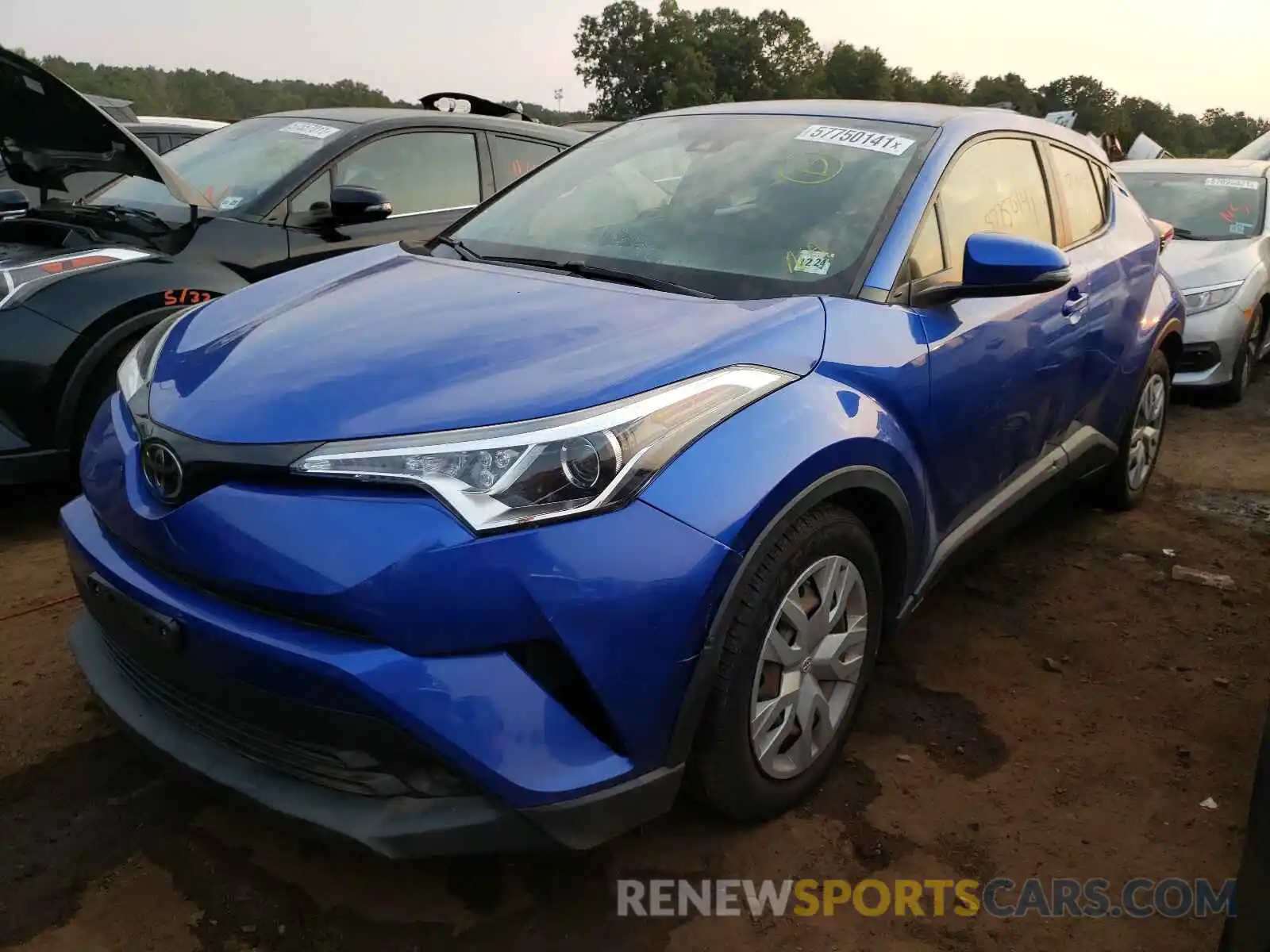 2 Photograph of a damaged car JTNKHMBX5K1022510 TOYOTA C-HR 2019