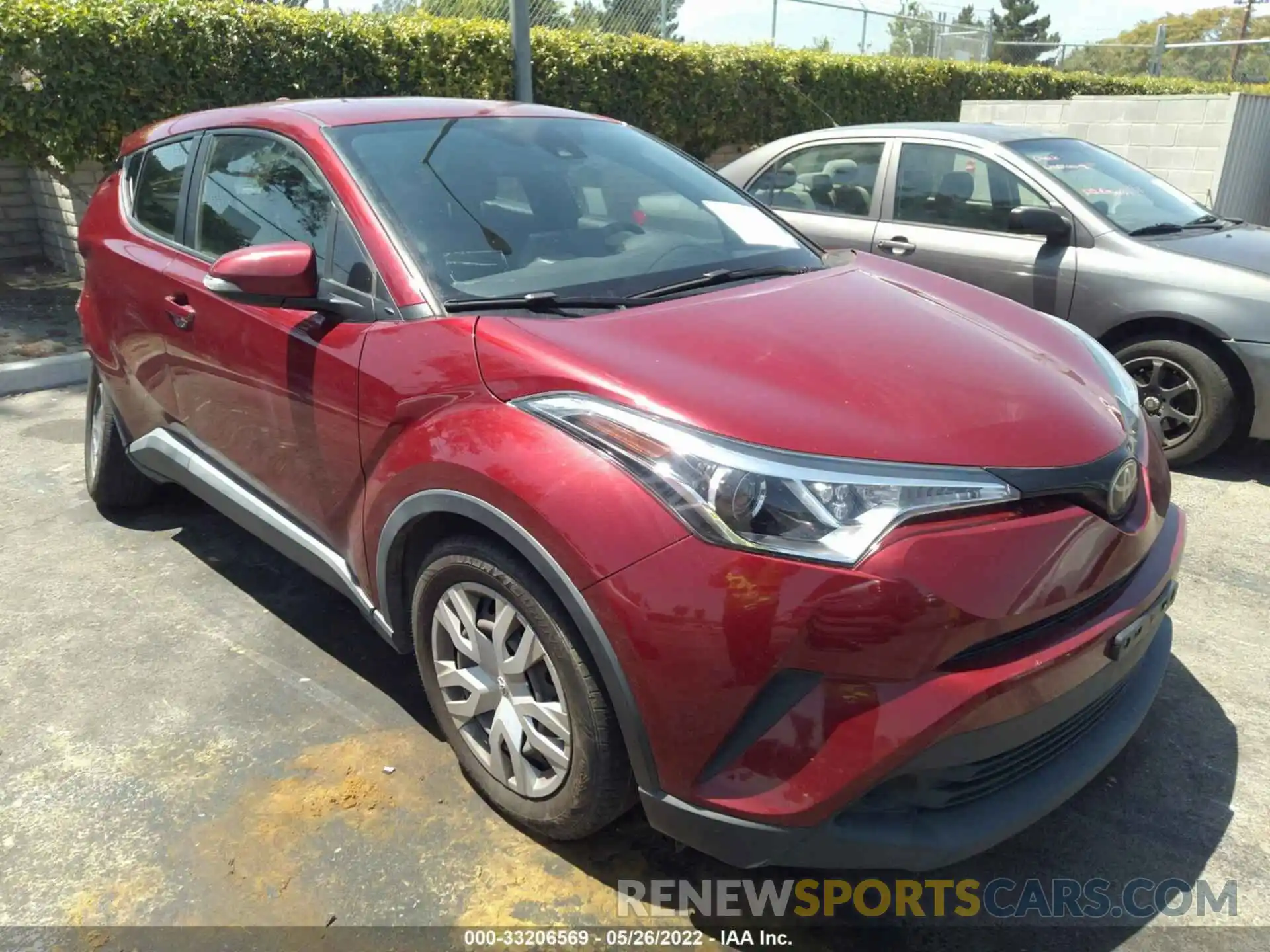 1 Photograph of a damaged car JTNKHMBX5K1023236 TOYOTA C-HR 2019