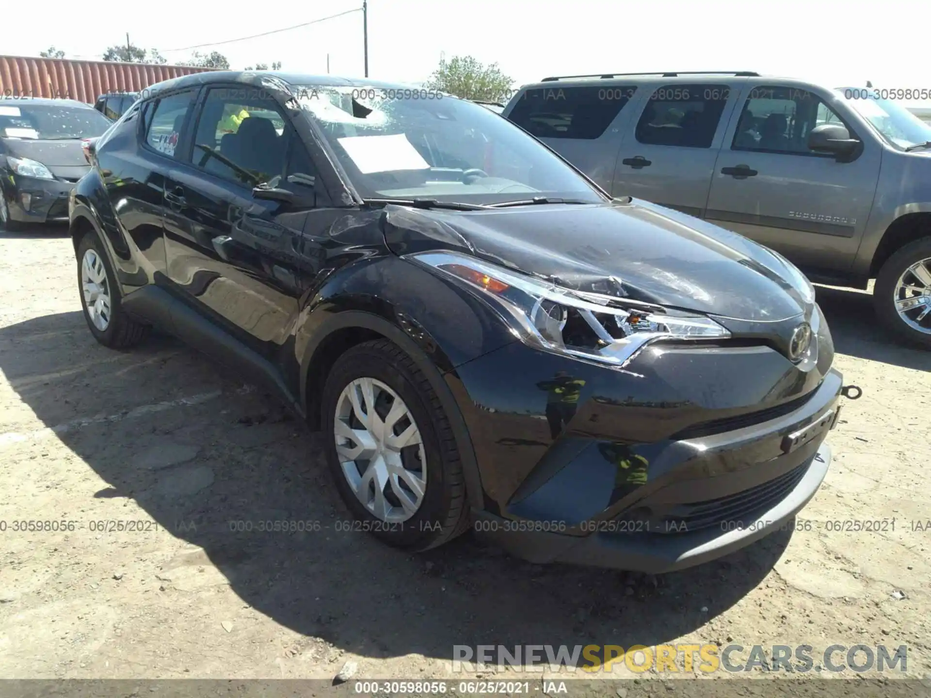 1 Photograph of a damaged car JTNKHMBX5K1023446 TOYOTA C-HR 2019