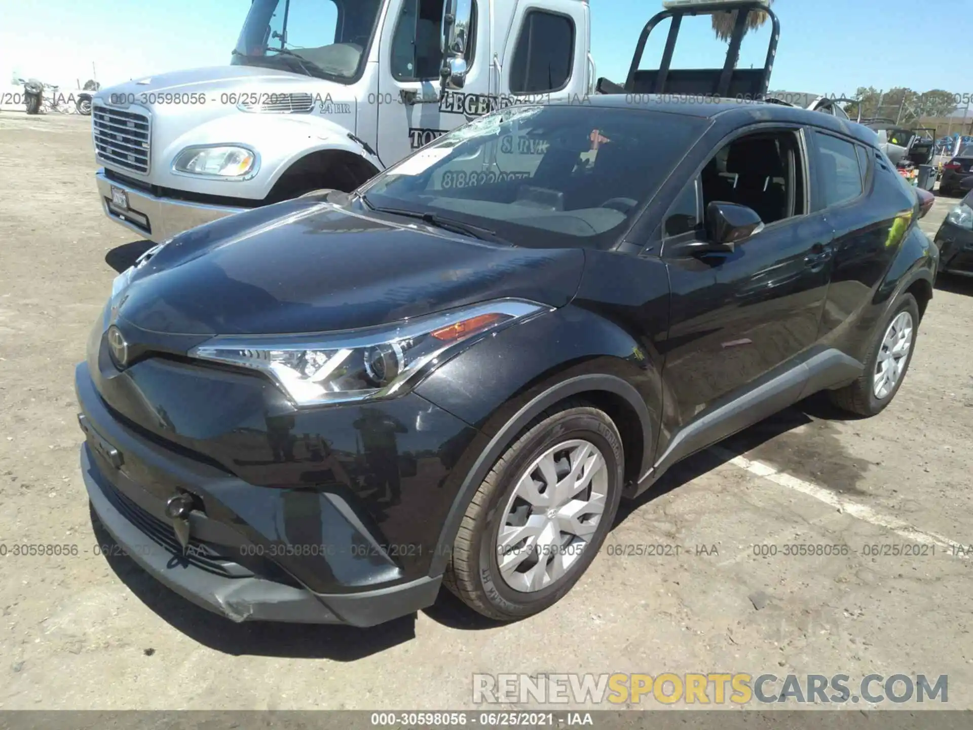 2 Photograph of a damaged car JTNKHMBX5K1023446 TOYOTA C-HR 2019