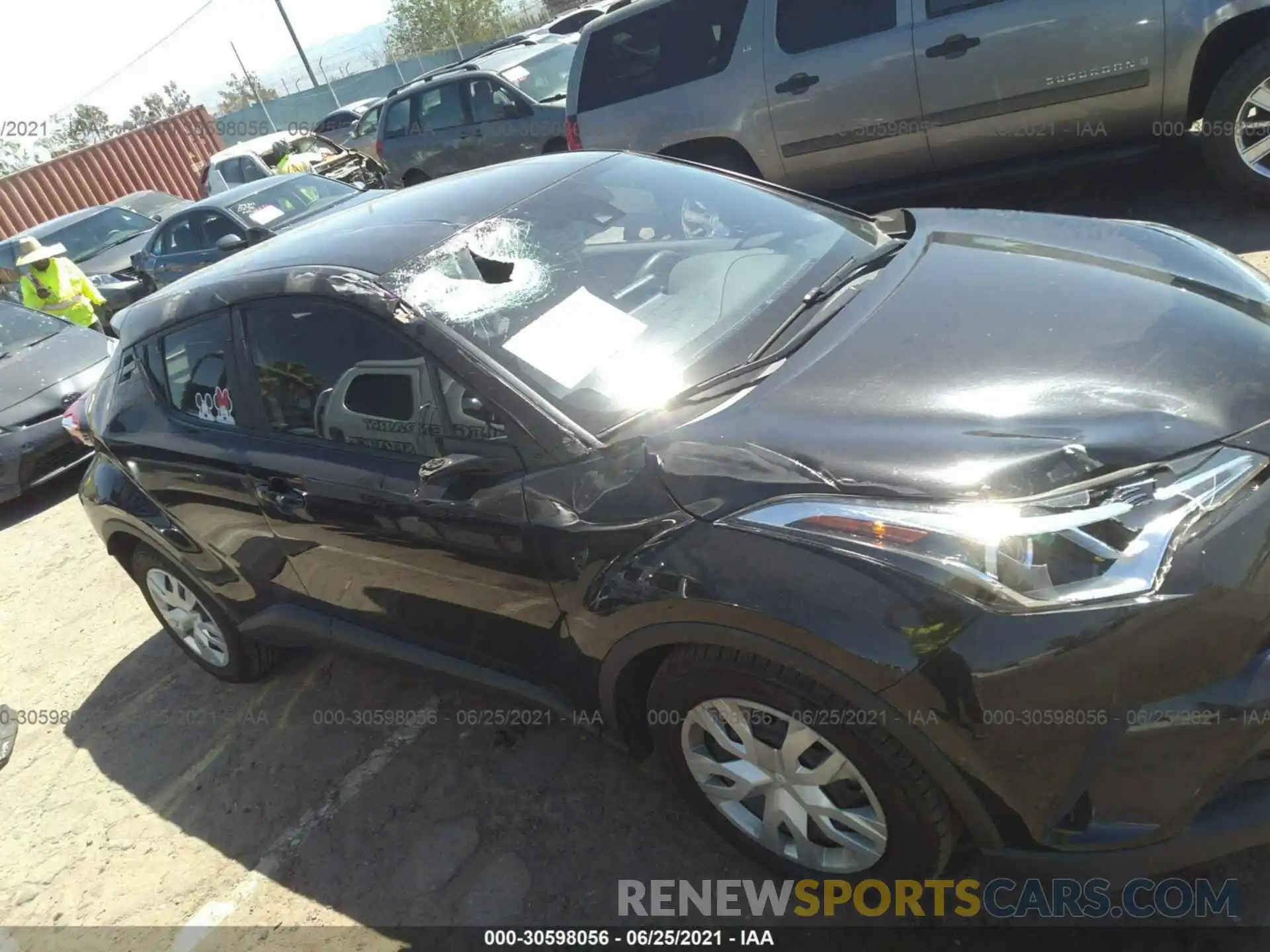 6 Photograph of a damaged car JTNKHMBX5K1023446 TOYOTA C-HR 2019