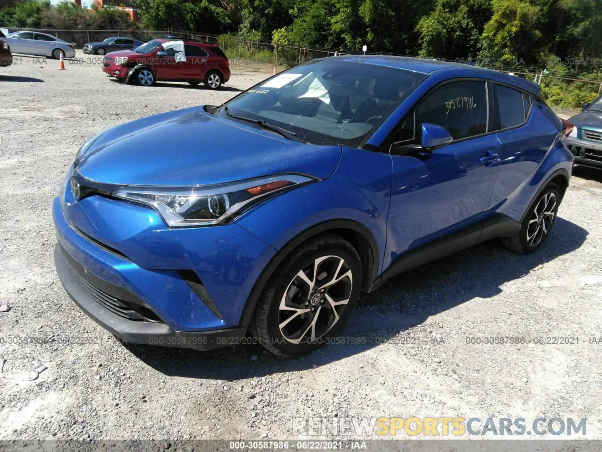 2 Photograph of a damaged car JTNKHMBX5K1023477 TOYOTA C-HR 2019