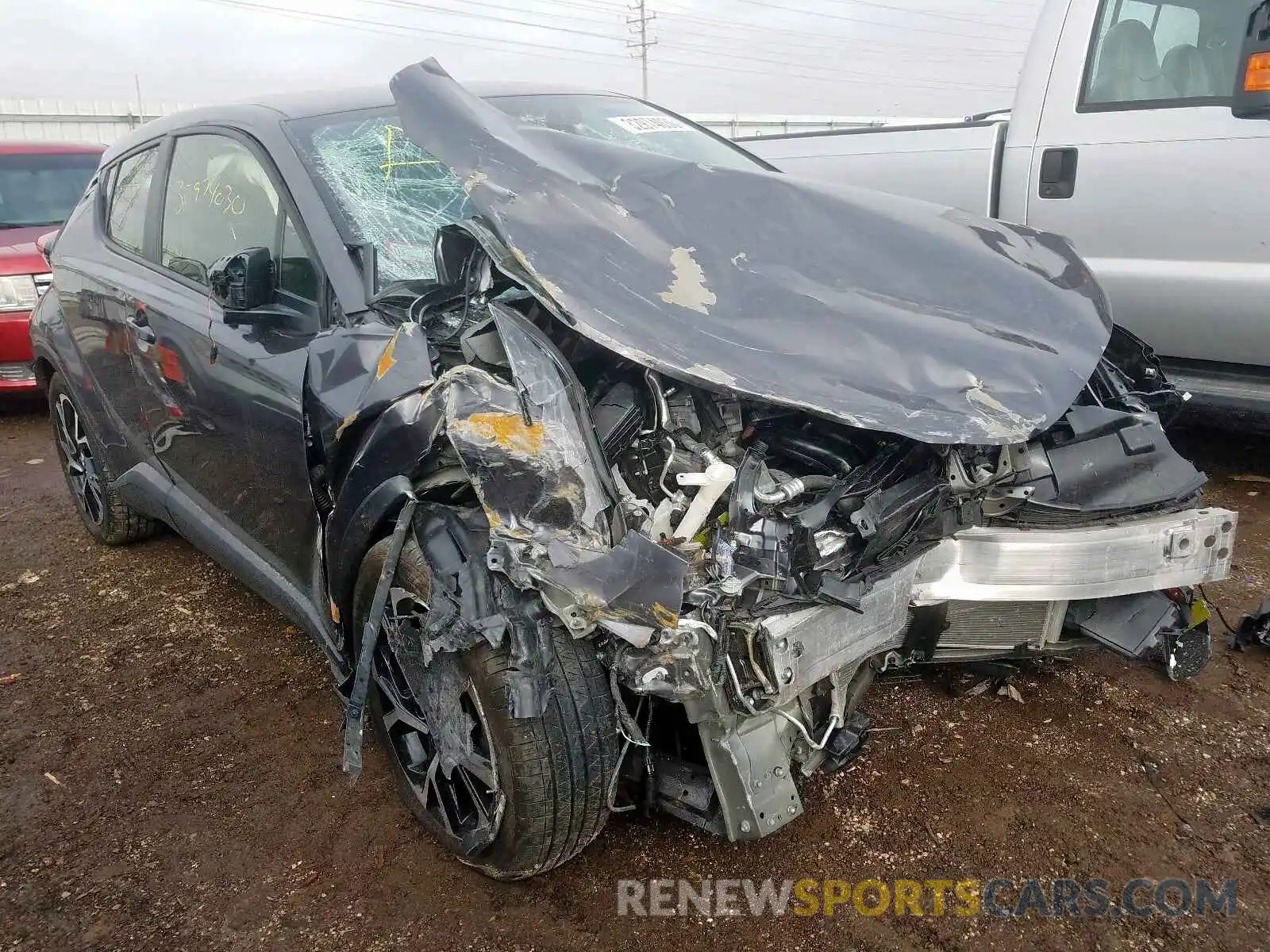 1 Photograph of a damaged car JTNKHMBX5K1023530 TOYOTA C-HR 2019