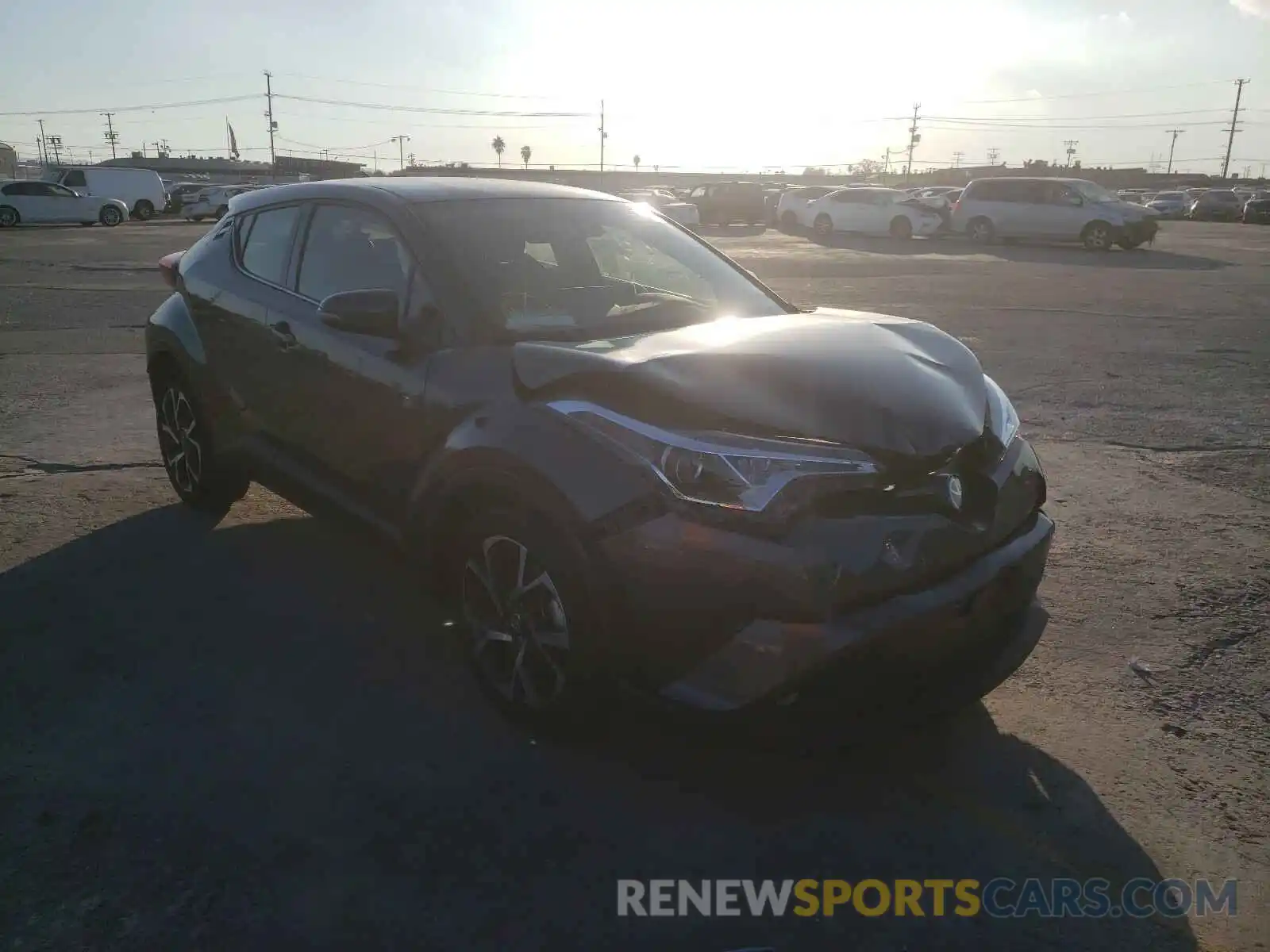 1 Photograph of a damaged car JTNKHMBX5K1025875 TOYOTA C-HR 2019