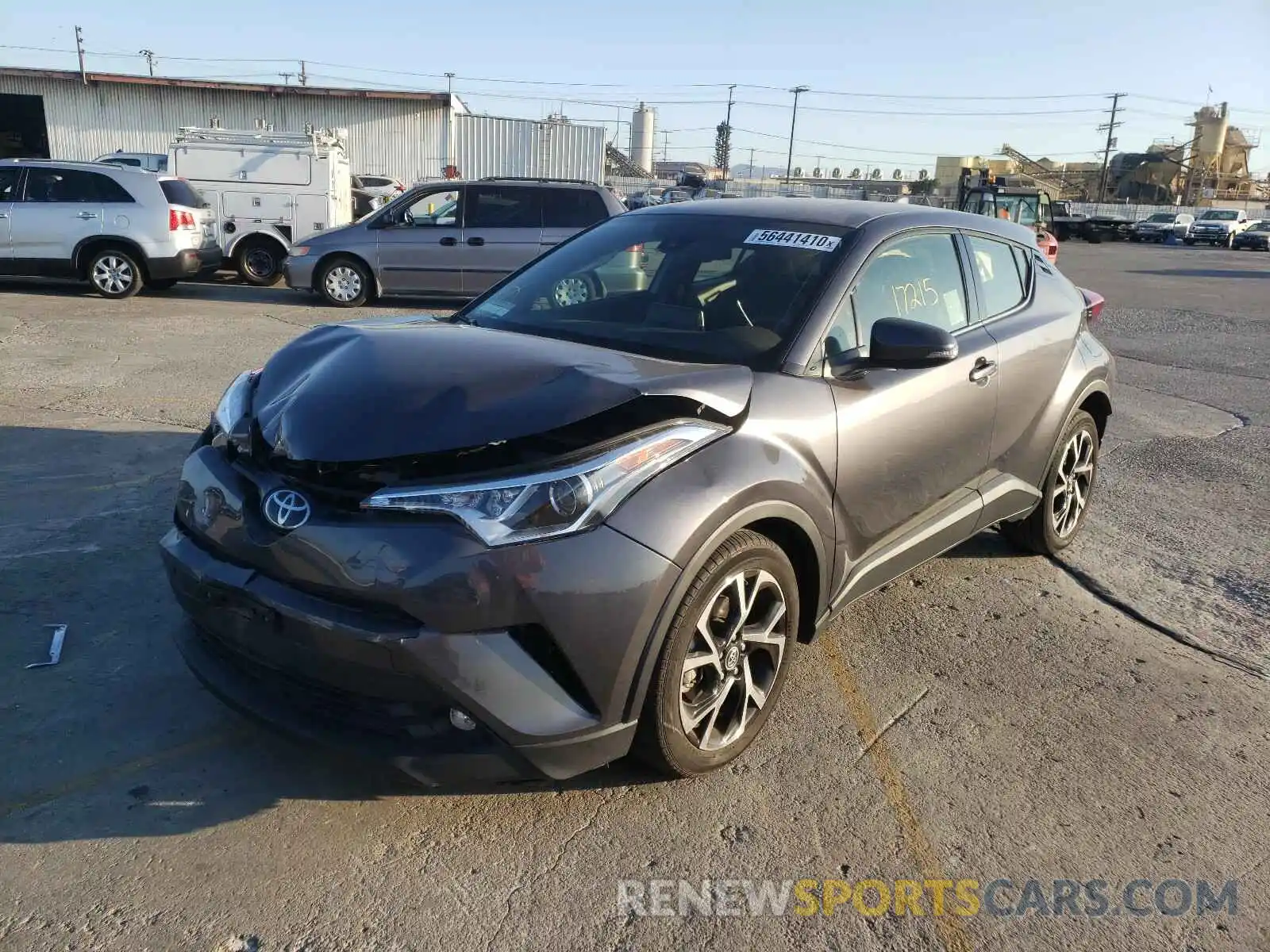 2 Photograph of a damaged car JTNKHMBX5K1025875 TOYOTA C-HR 2019