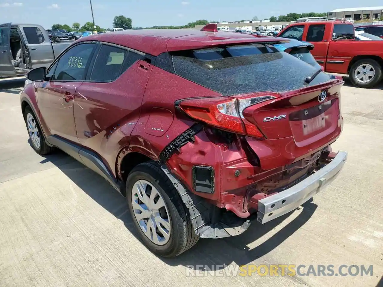 3 Photograph of a damaged car JTNKHMBX5K1026220 TOYOTA C-HR 2019