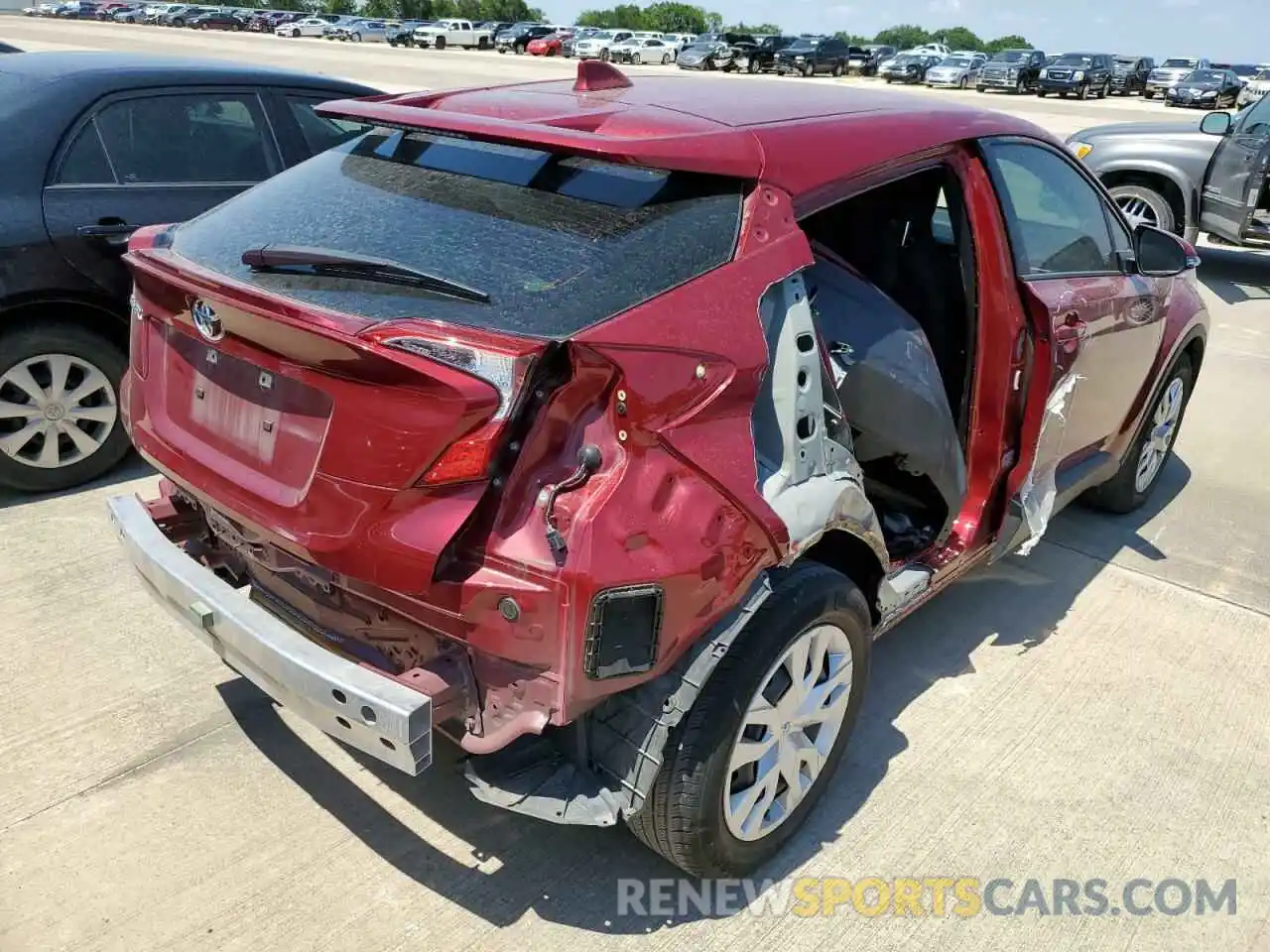 4 Photograph of a damaged car JTNKHMBX5K1026220 TOYOTA C-HR 2019