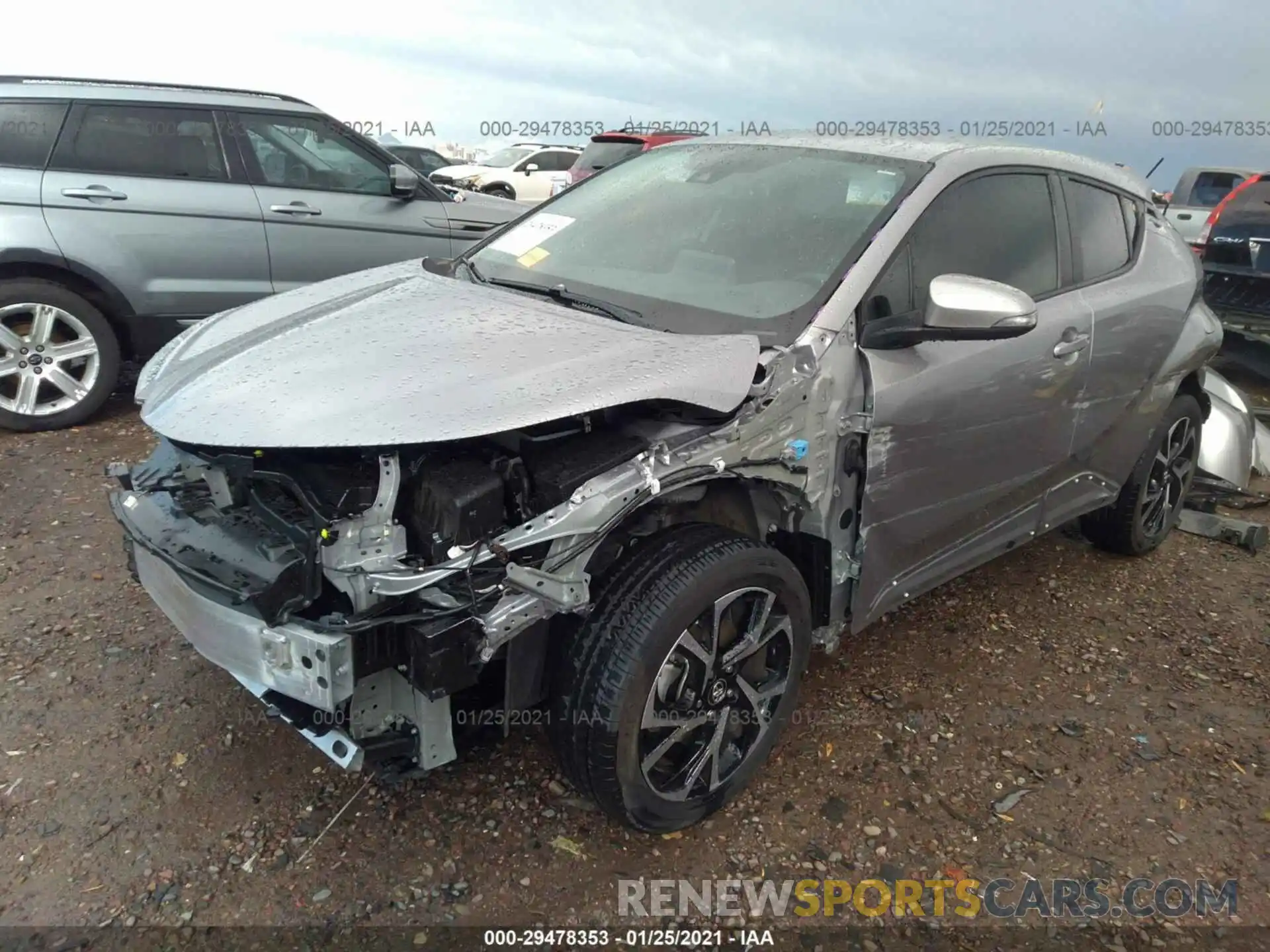 2 Photograph of a damaged car JTNKHMBX5K1026329 TOYOTA C-HR 2019