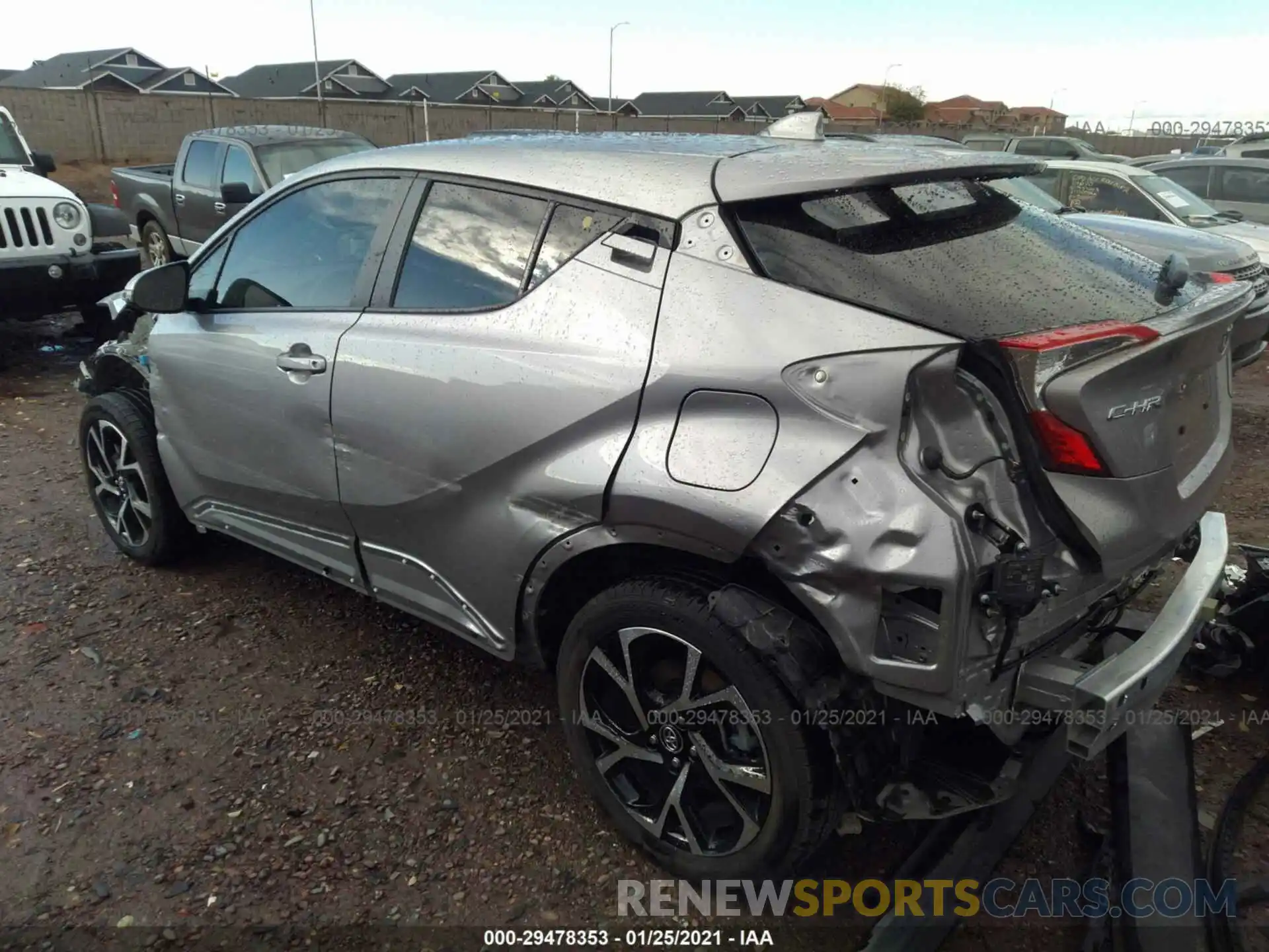 3 Photograph of a damaged car JTNKHMBX5K1026329 TOYOTA C-HR 2019