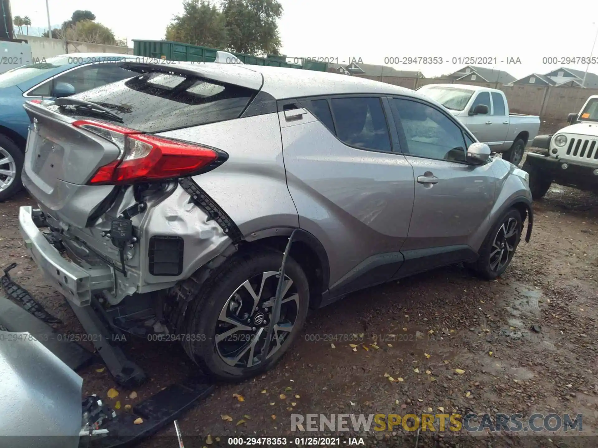 4 Photograph of a damaged car JTNKHMBX5K1026329 TOYOTA C-HR 2019