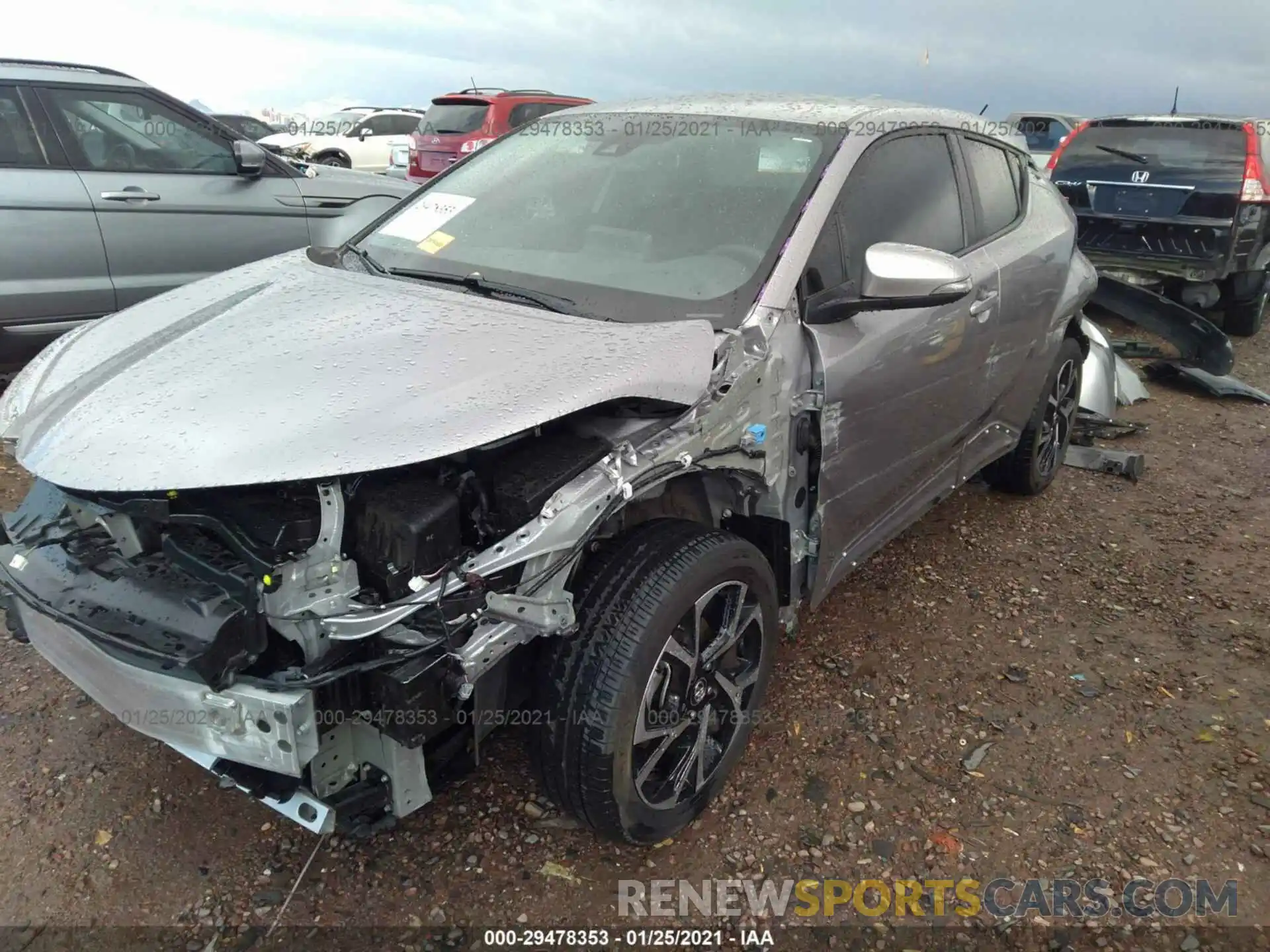 6 Photograph of a damaged car JTNKHMBX5K1026329 TOYOTA C-HR 2019