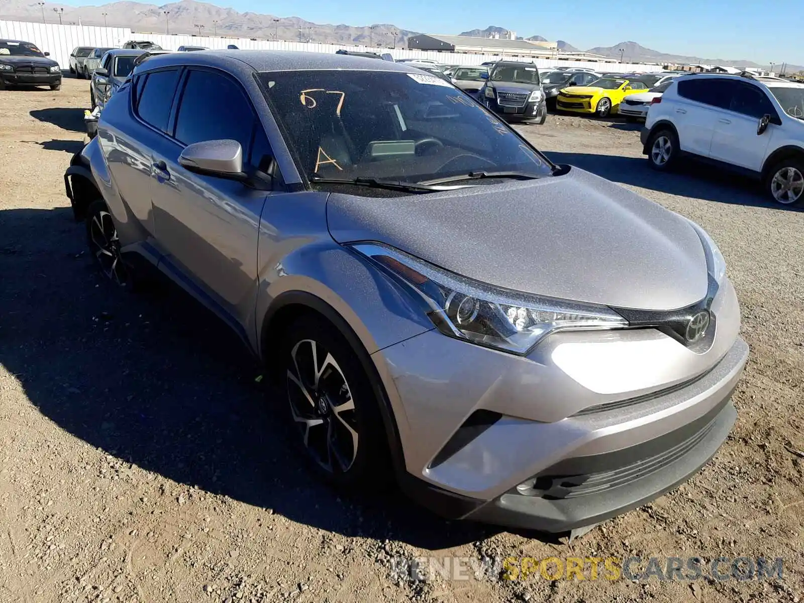 1 Photograph of a damaged car JTNKHMBX5K1026587 TOYOTA C-HR 2019