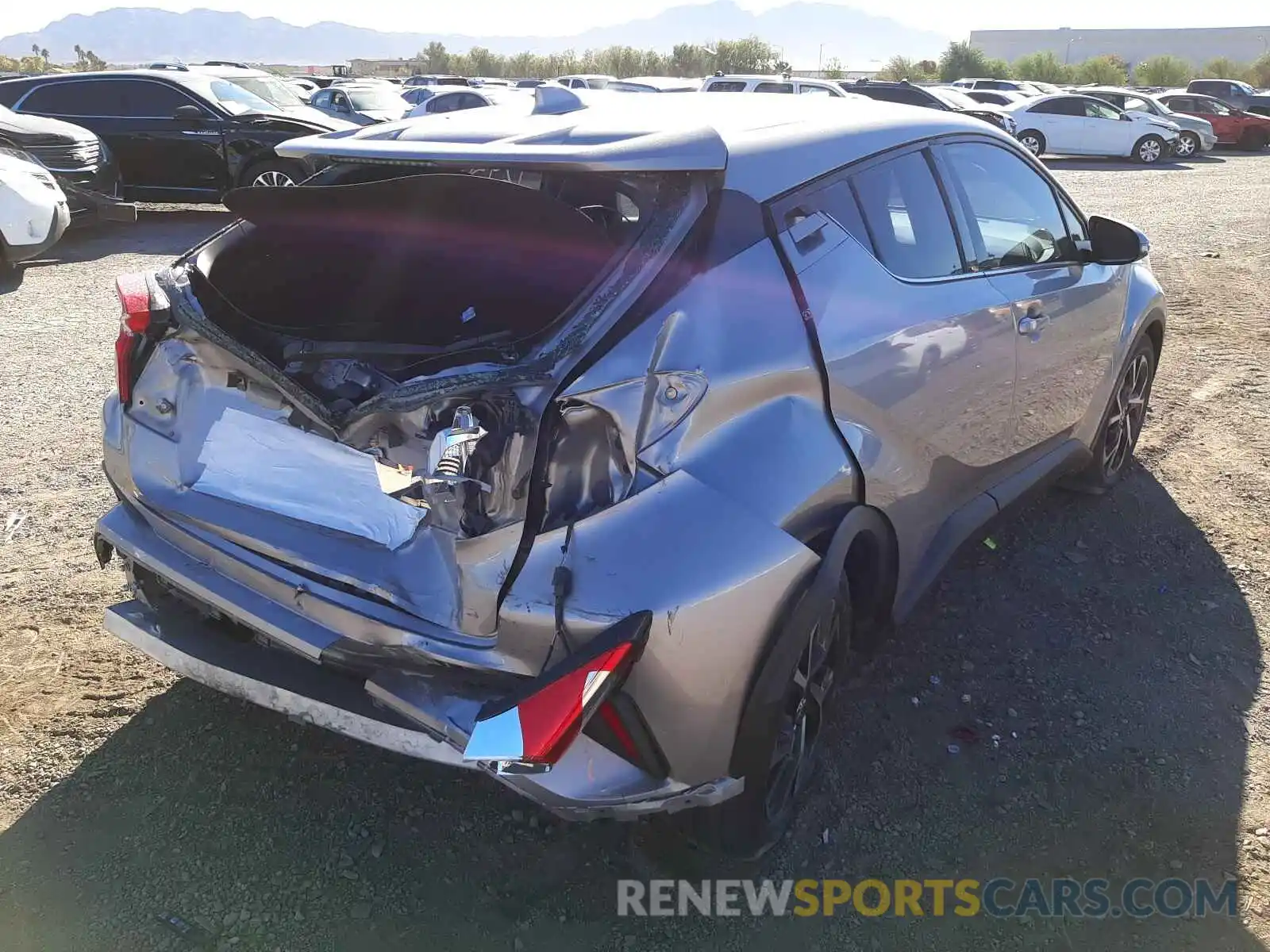 4 Photograph of a damaged car JTNKHMBX5K1026587 TOYOTA C-HR 2019