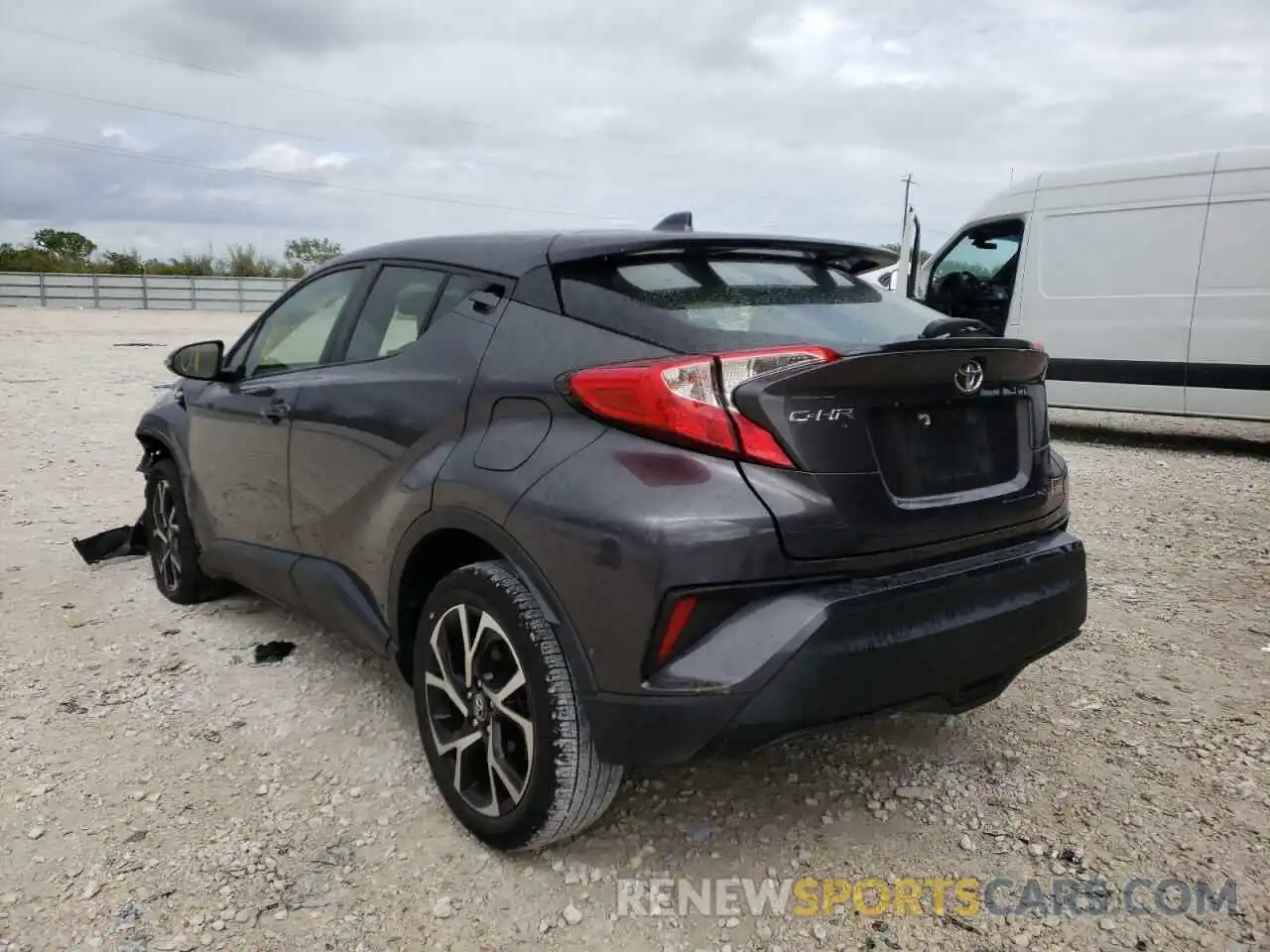 3 Photograph of a damaged car JTNKHMBX5K1026928 TOYOTA C-HR 2019