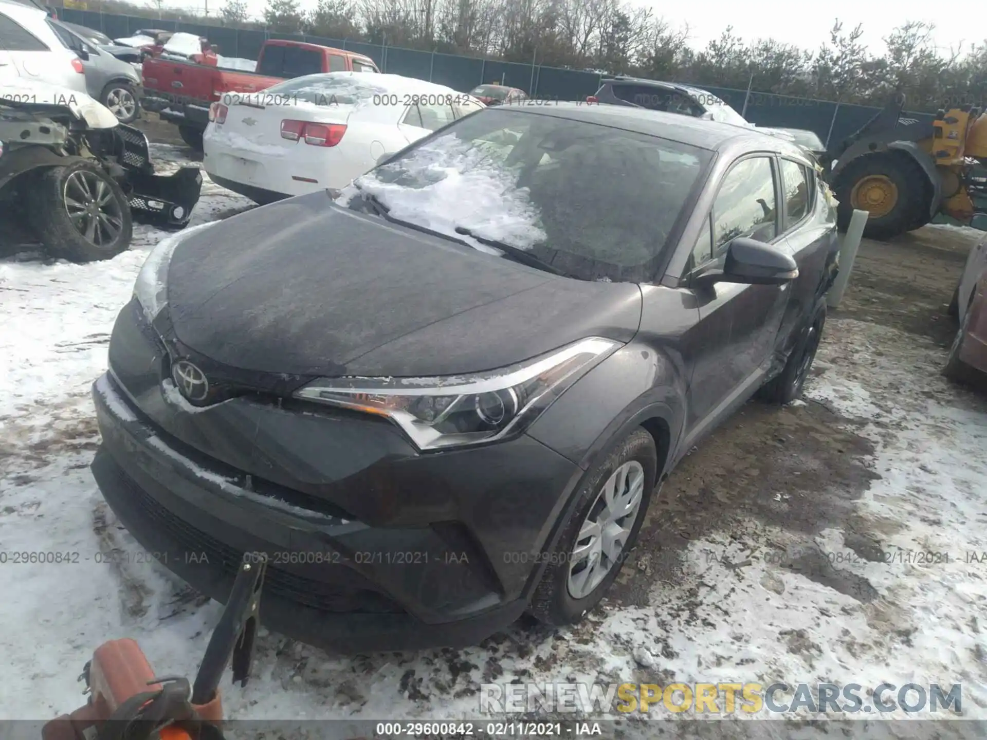 2 Photograph of a damaged car JTNKHMBX5K1027366 TOYOTA C-HR 2019