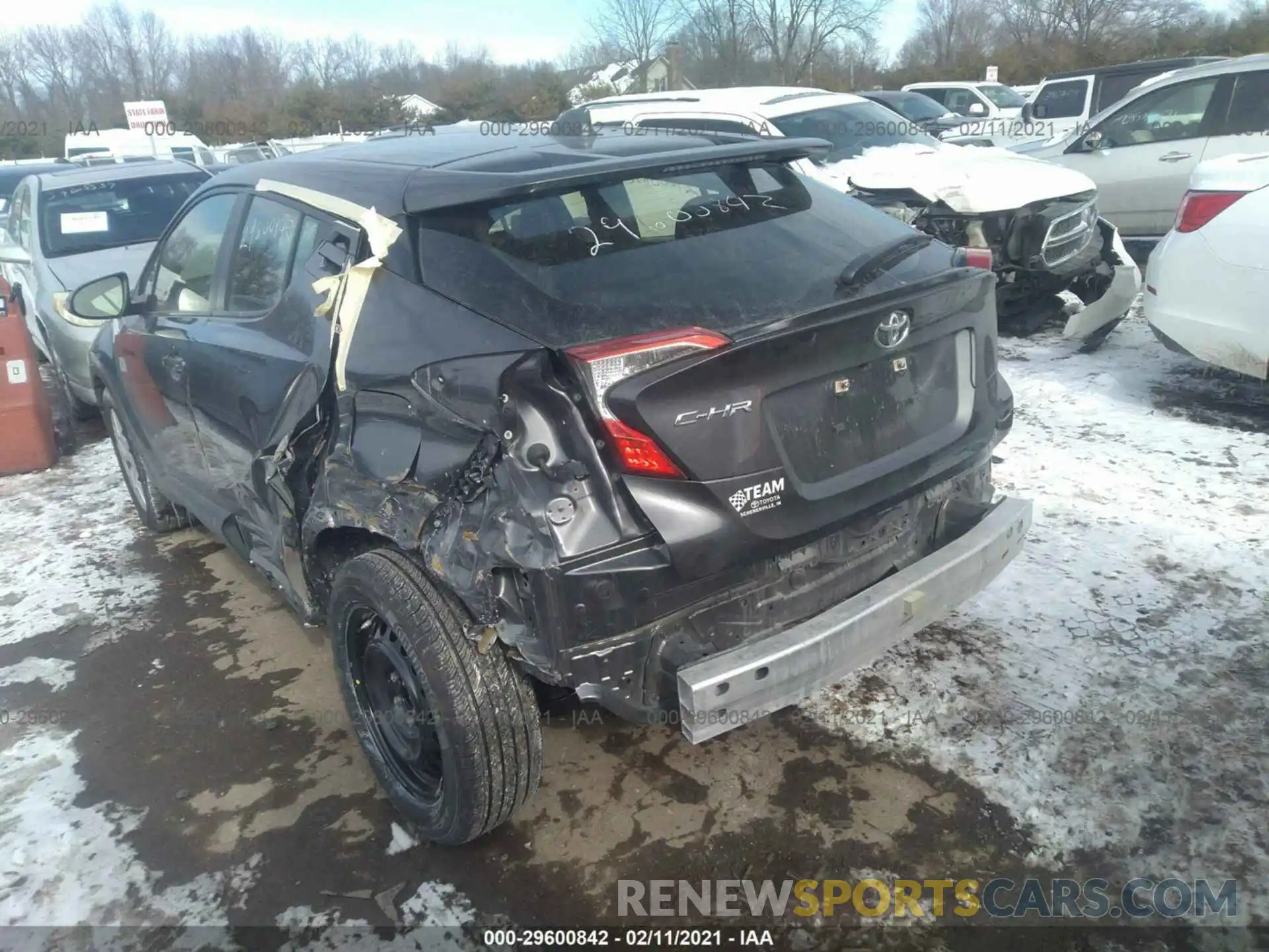 3 Photograph of a damaged car JTNKHMBX5K1027366 TOYOTA C-HR 2019